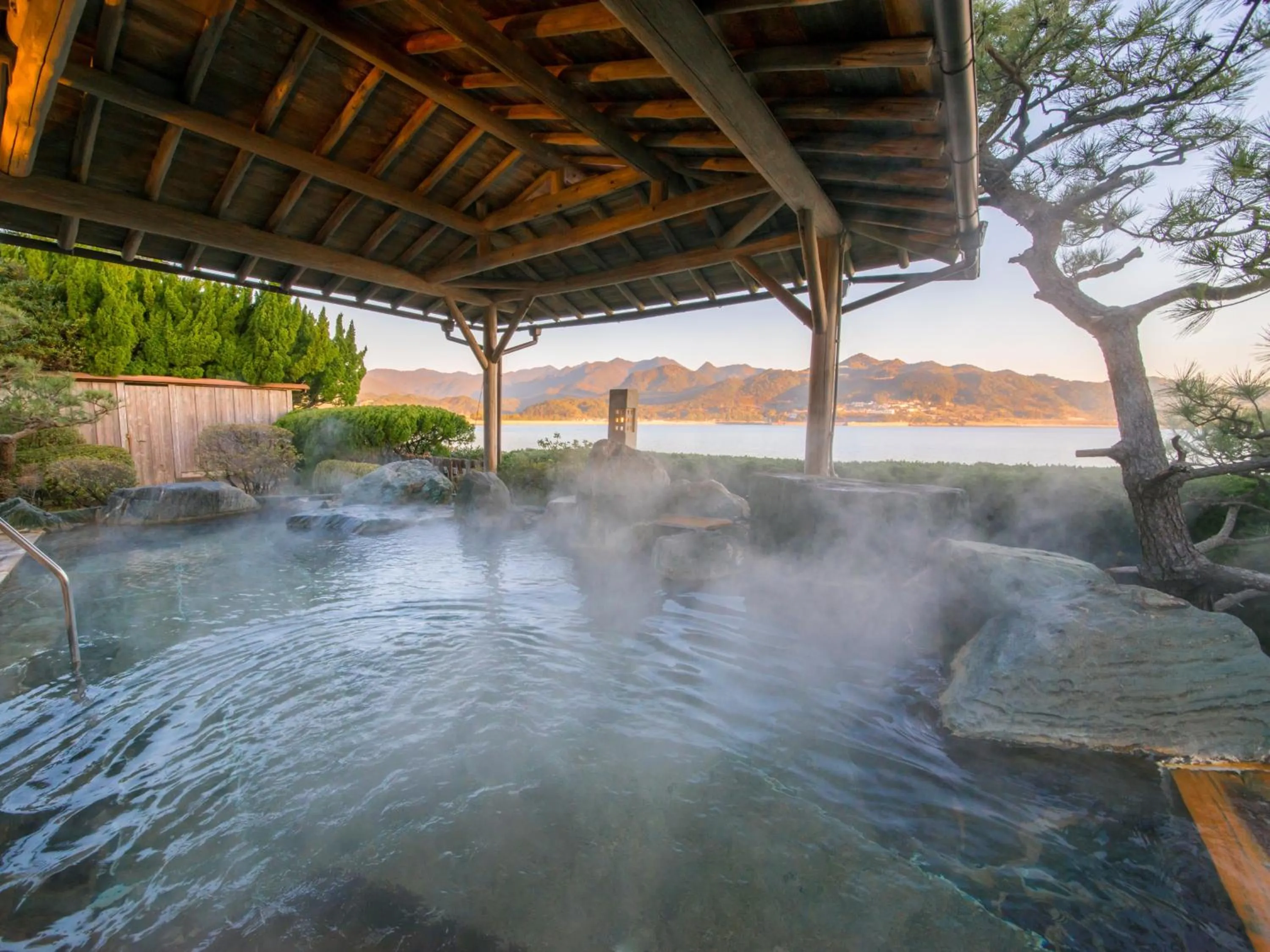Hot Spring Bath in KAMENOI HOTEL Nachi Katsuura