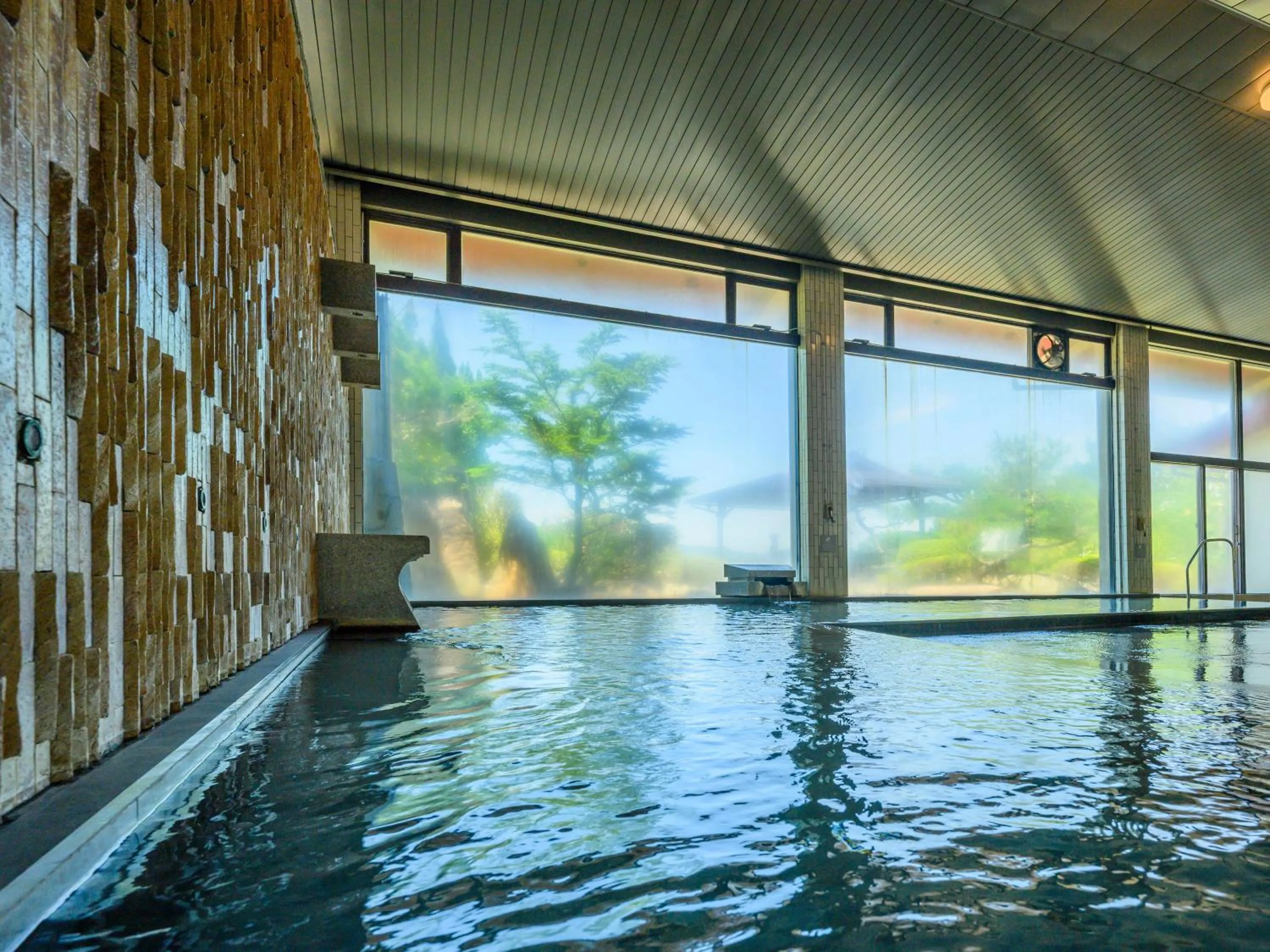 Hot Spring Bath in KAMENOI HOTEL Nachi Katsuura