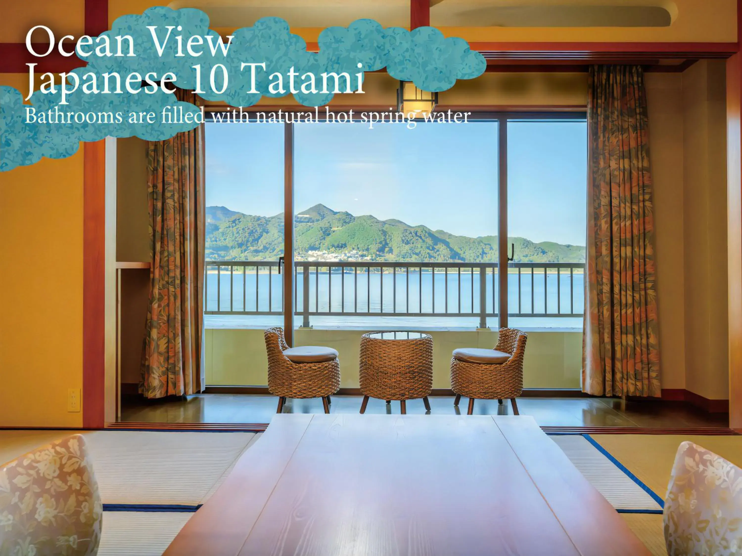 Japanese C (Ocean View)(10Tatami)(Nonsmoking) - single occupancy in KAMENOI HOTEL Nachi Katsuura Japanese C (Ocean View)(10Tatami)(Nonsmoking) - single occupancy in KAMENOI HOTEL Nachi Katsuura