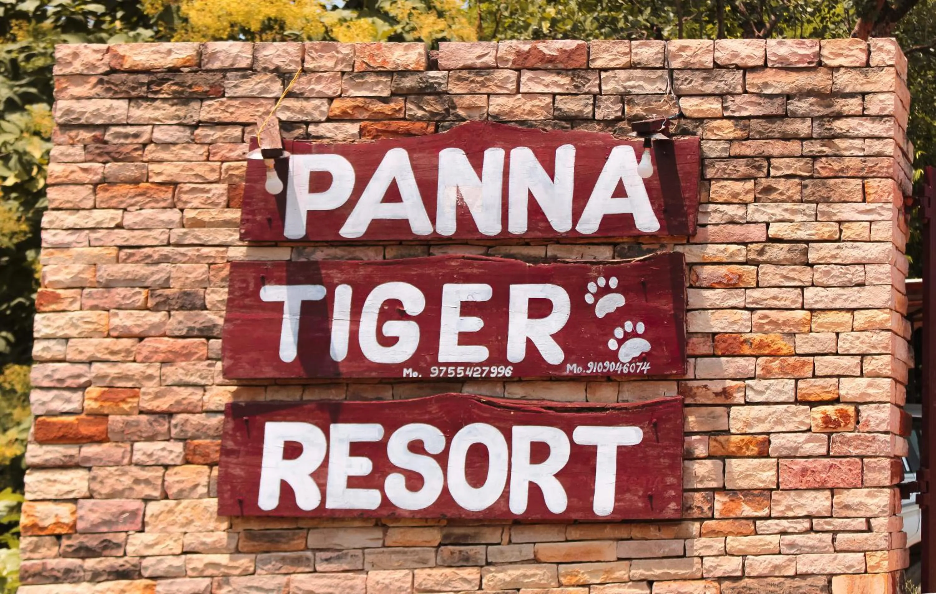 Logo/Certificate/Sign in Panna Tiger Resort- Riverside Property
