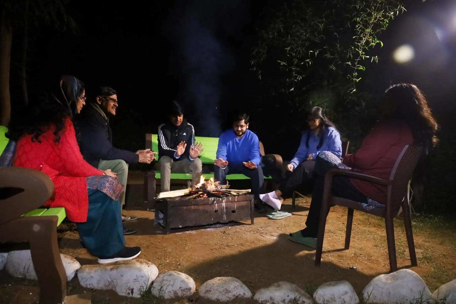 Guests in Panna Tiger Resort- Riverside Property