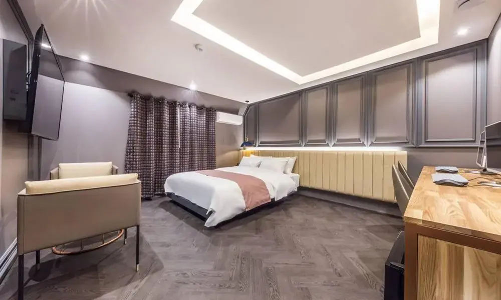 Superior Double Room in Guri Hotel In cafe Superior Double Room in Guri Hotel In cafe