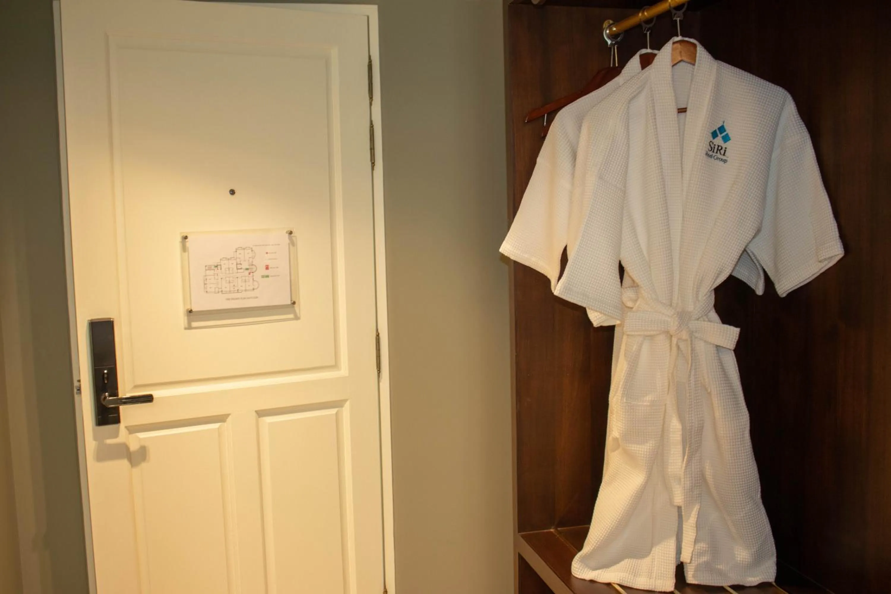 wardrobe in Siri Grand Bangkok Hotel