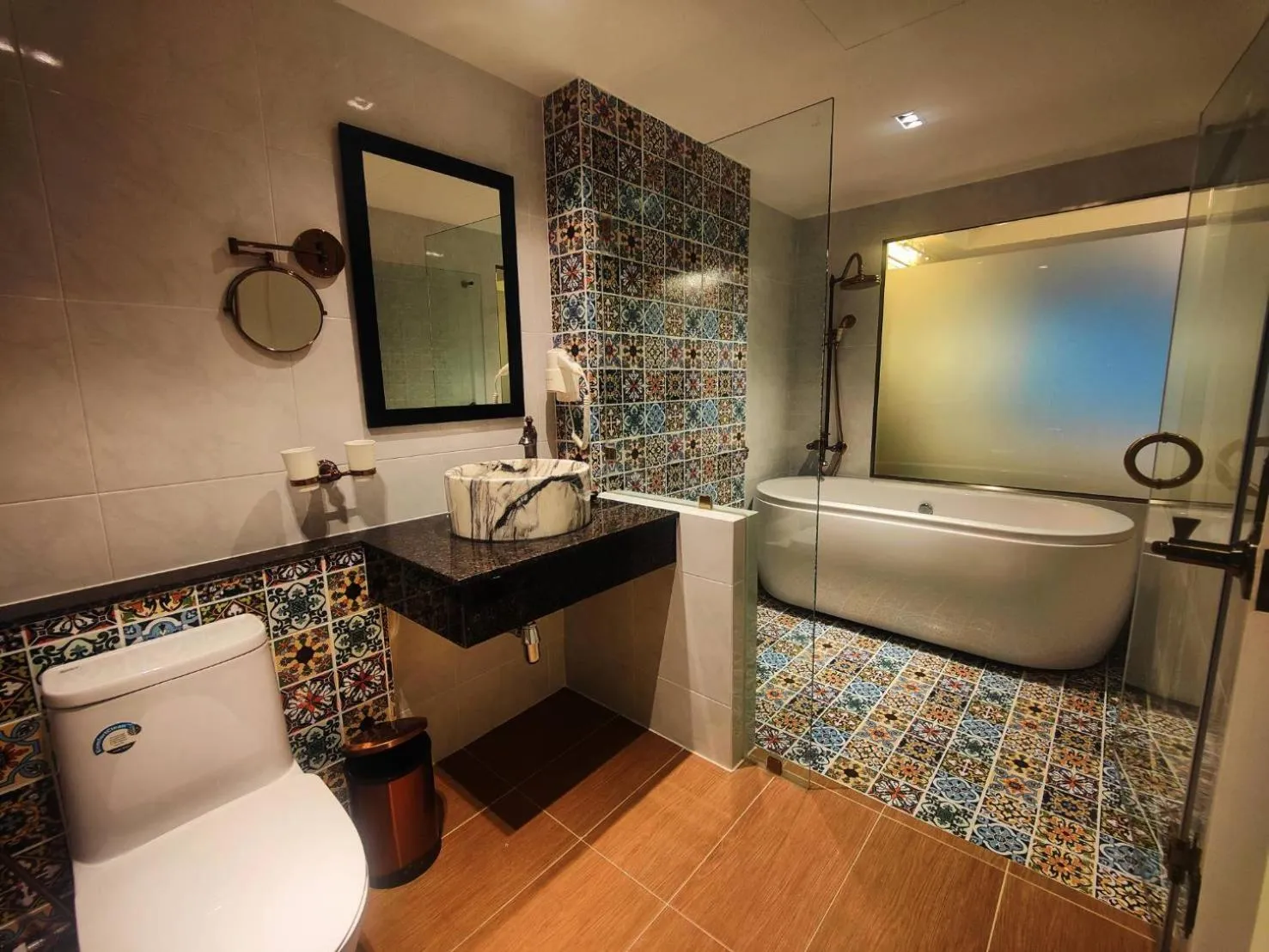 Bathroom in Siri Grand Bangkok Hotel