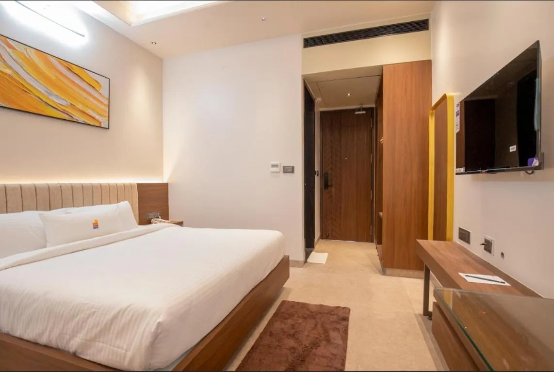 Bedroom, Bed in Myspace Chindanur Comforts