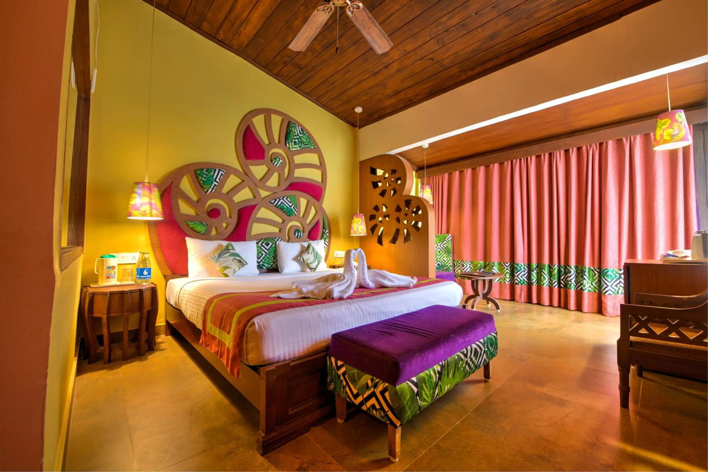 Bed in Silver Sand Sea Princess Beach Resort