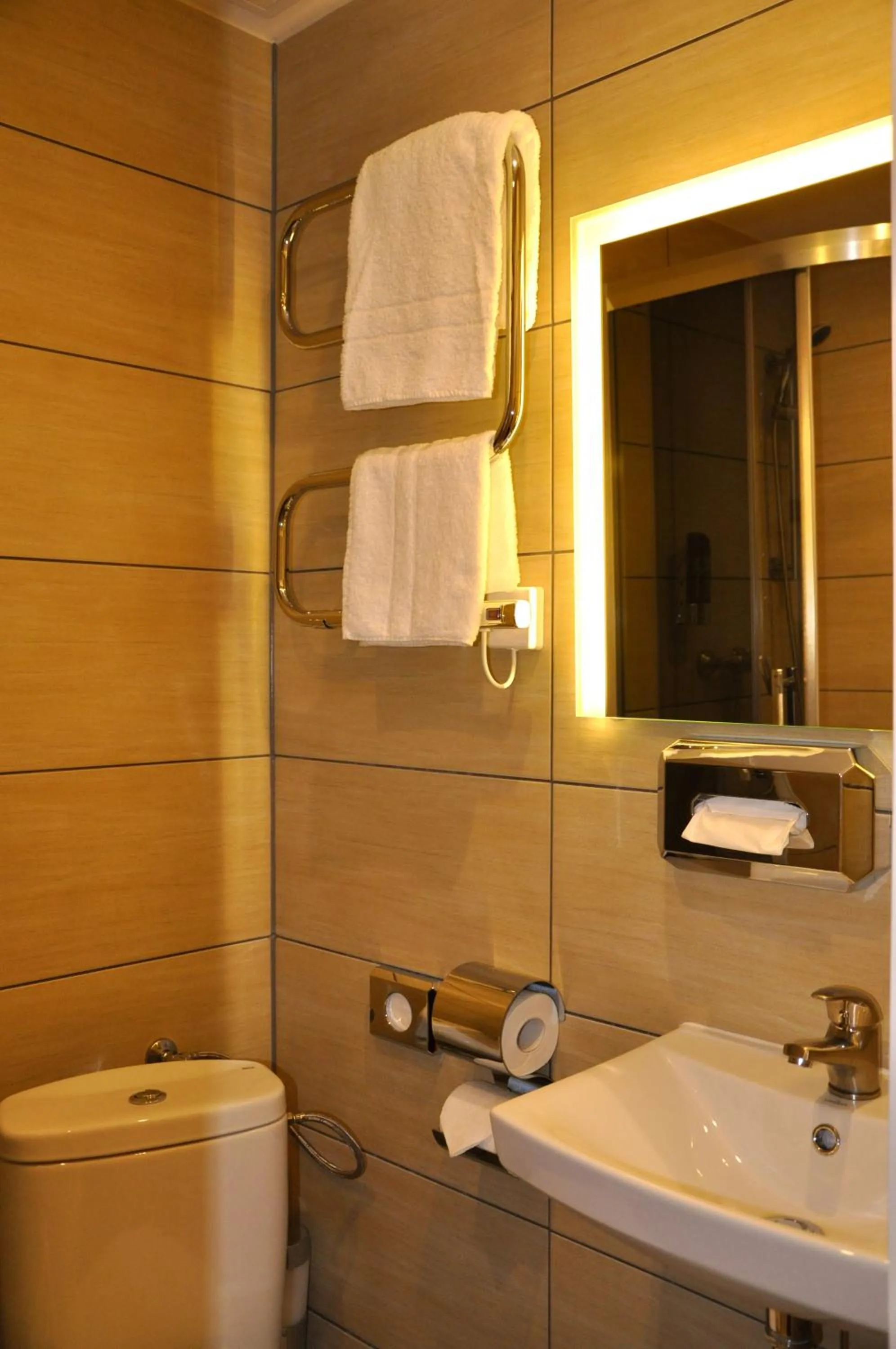 Bathroom in City Pension Stephansplatz I Self Check In