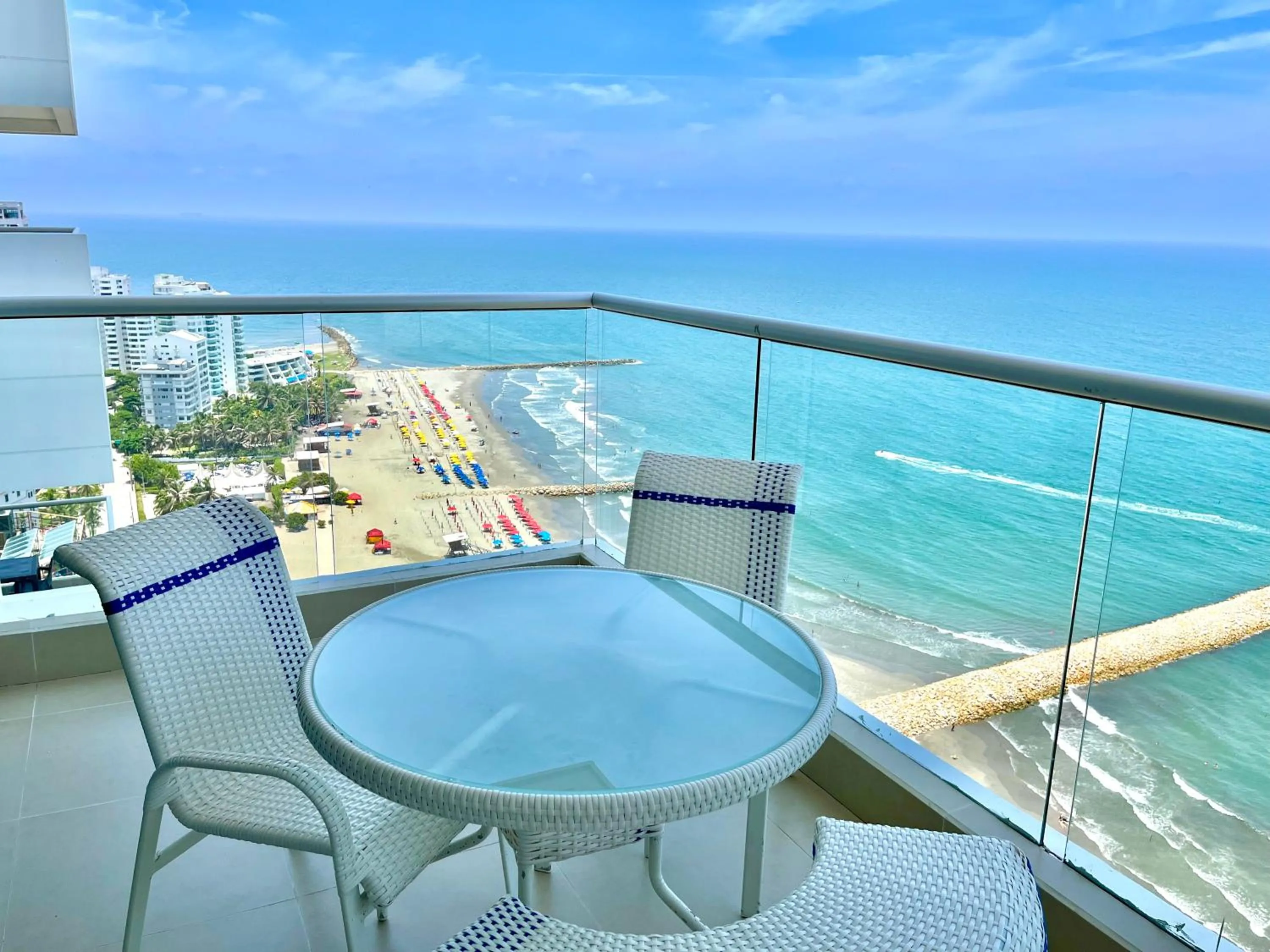 Balcony/Terrace in by Calamari Homes - Palmetto Beach 2504 Bocagrande