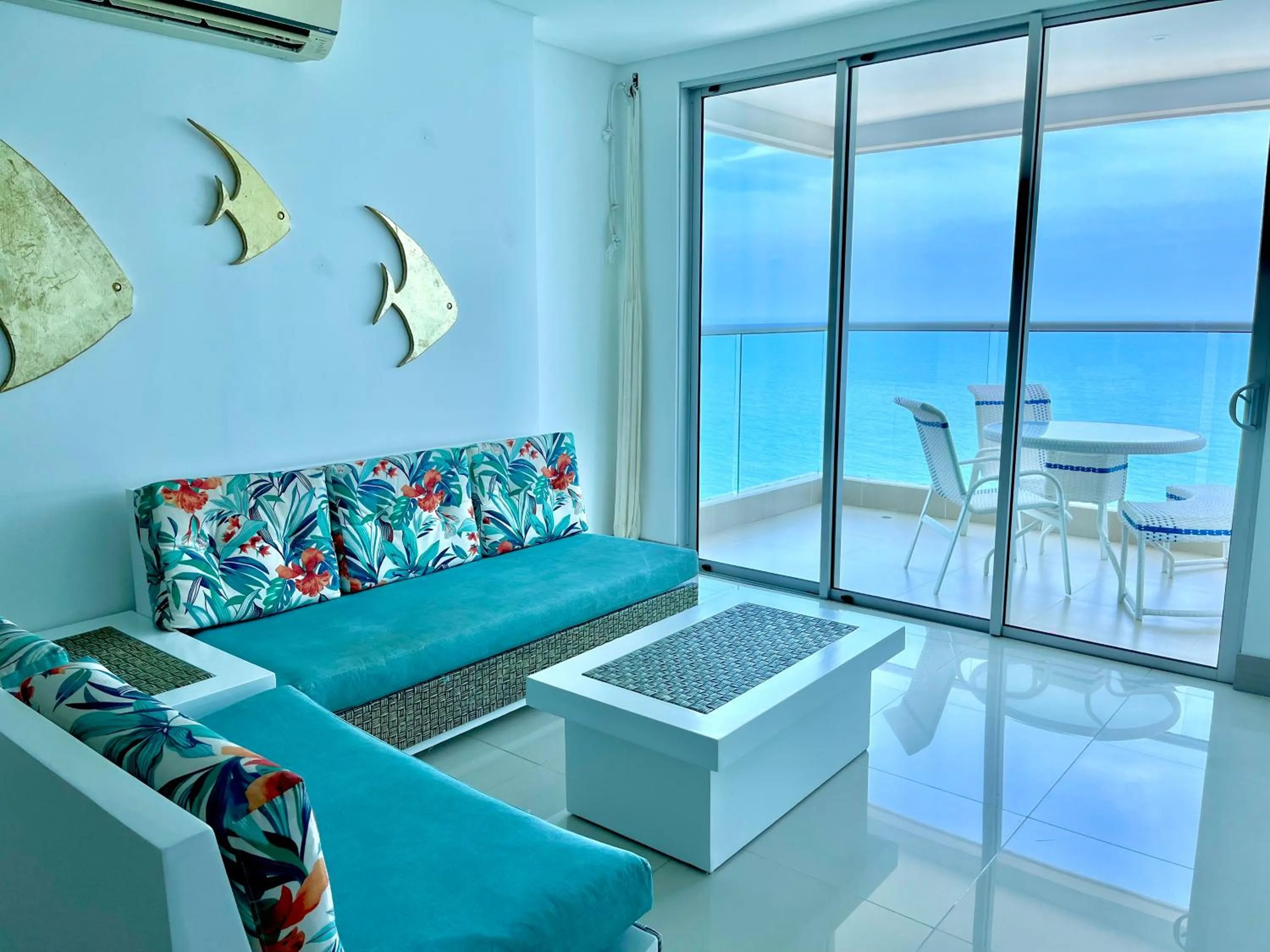 Living room in by Calamari Homes - Palmetto Beach 2504 Bocagrande