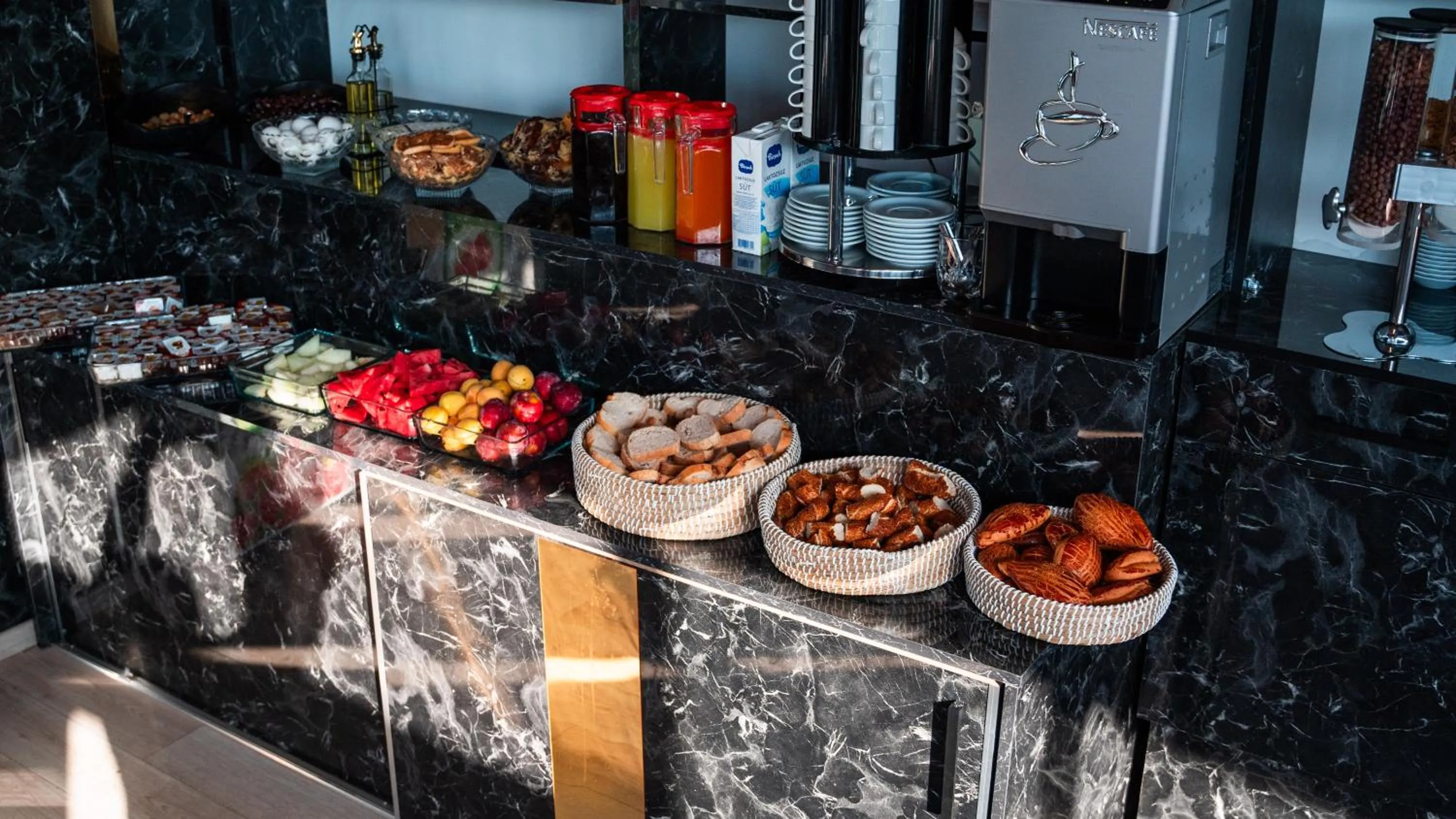 Buffet breakfast in Lale Sultan Hotel