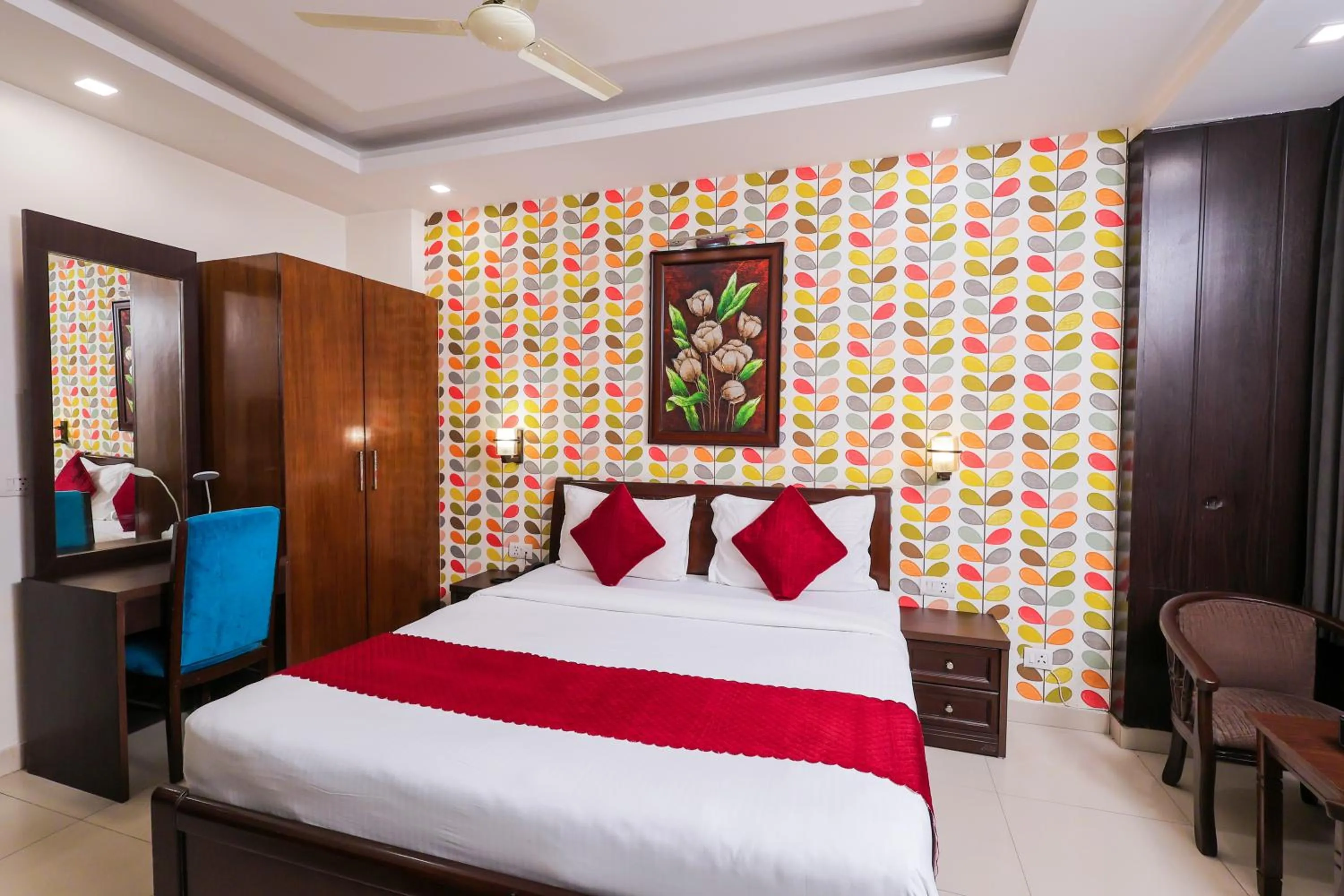 Bed in Nikko Blue - Boutique Hotel