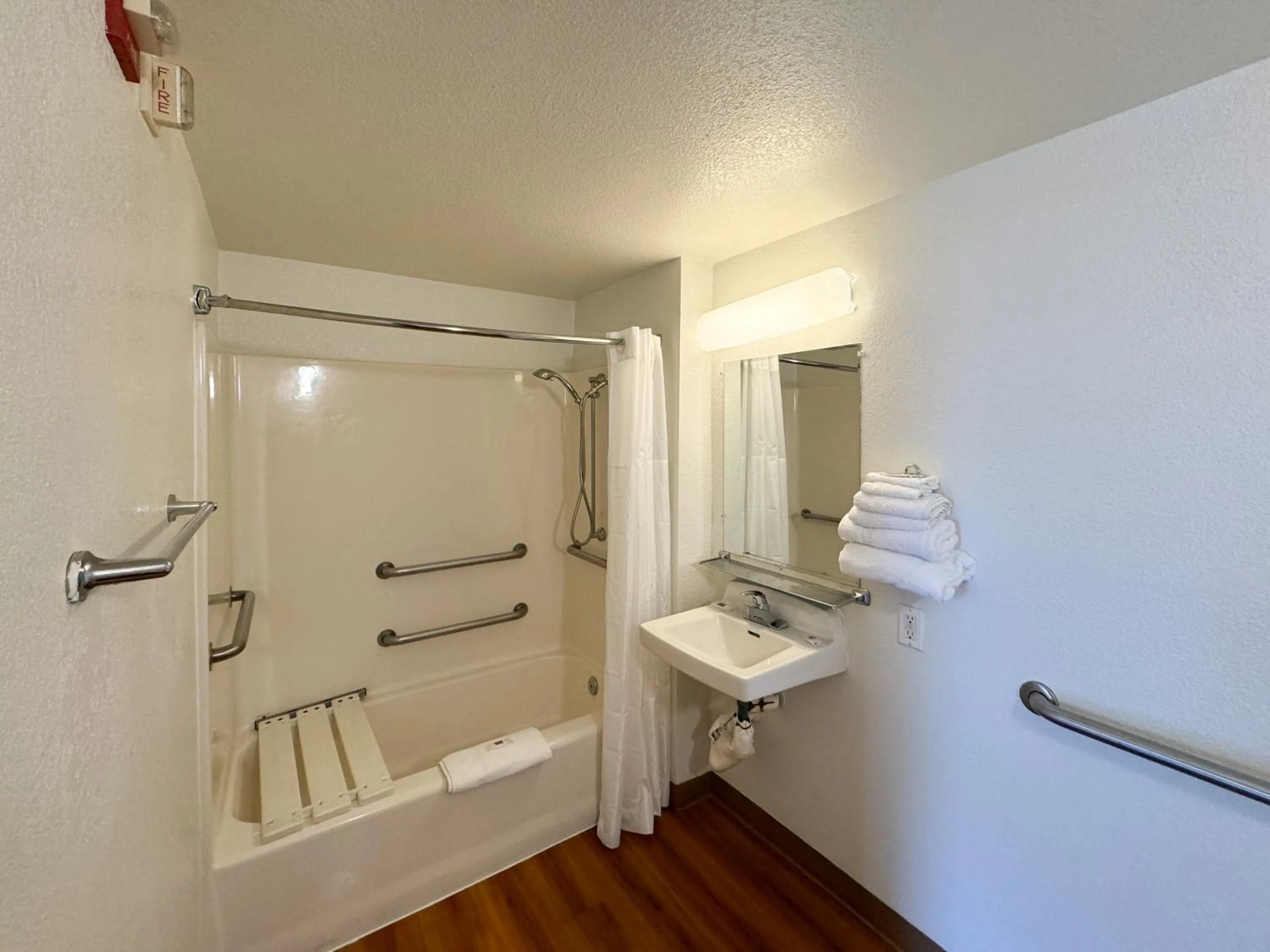 Bathroom in Studio 6 Bellflower CA Los Angeles