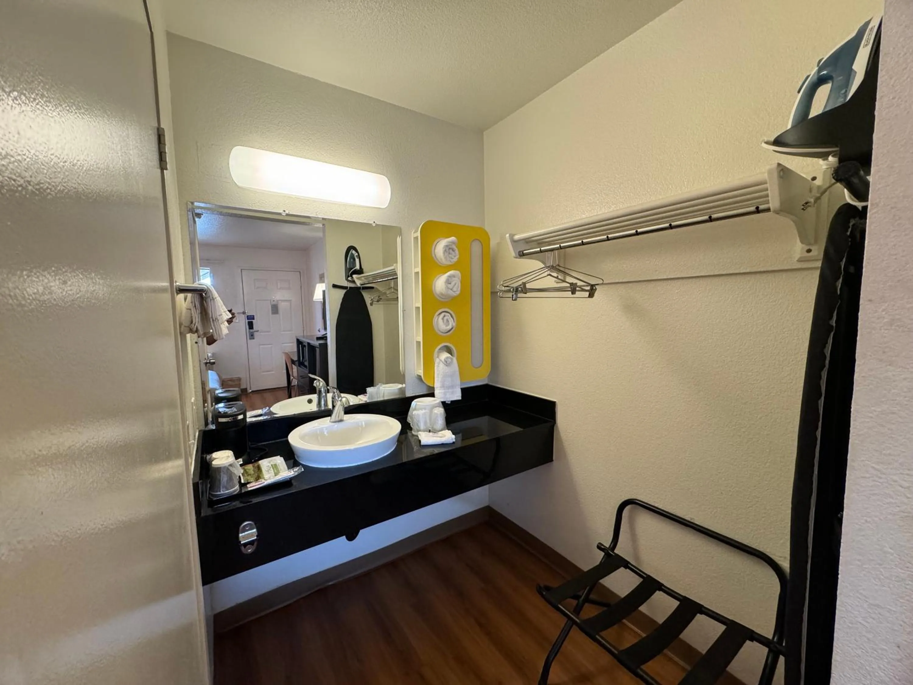 Bathroom in Studio 6 Bellflower CA Los Angeles