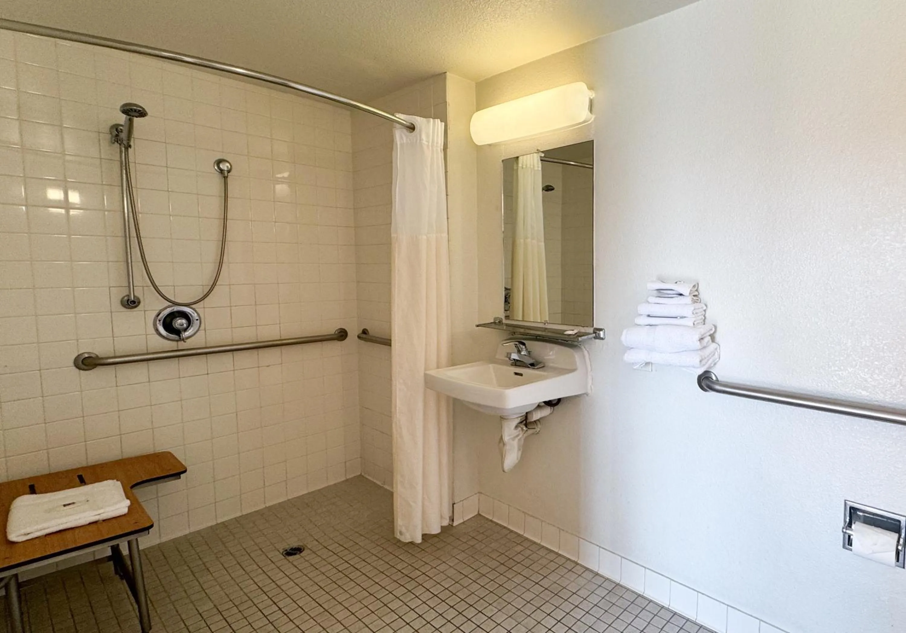 Bathroom in Studio 6 Bellflower CA Los Angeles