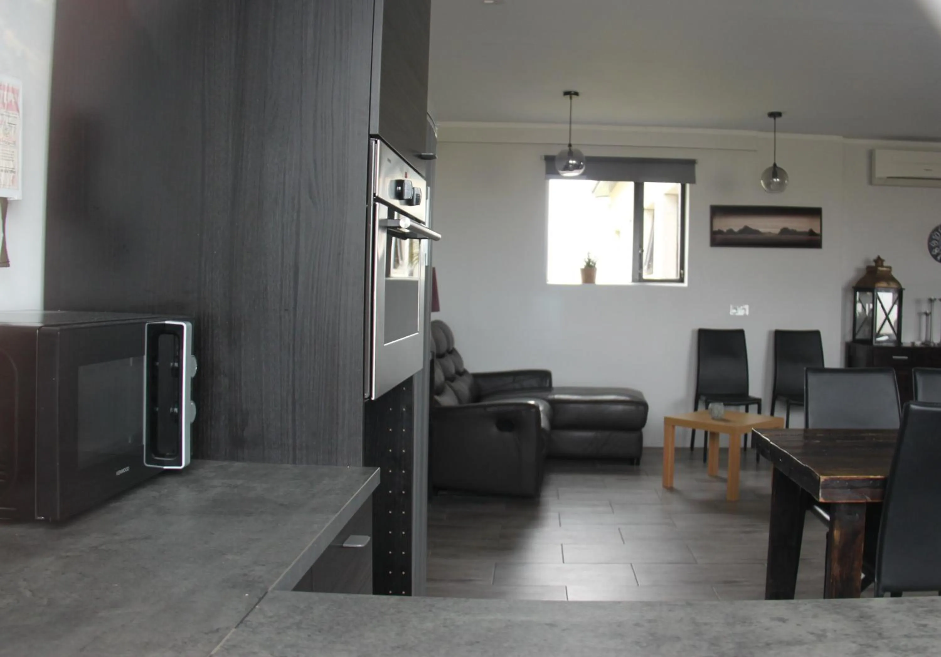 Communal kitchen in South Iceland Guesthouse