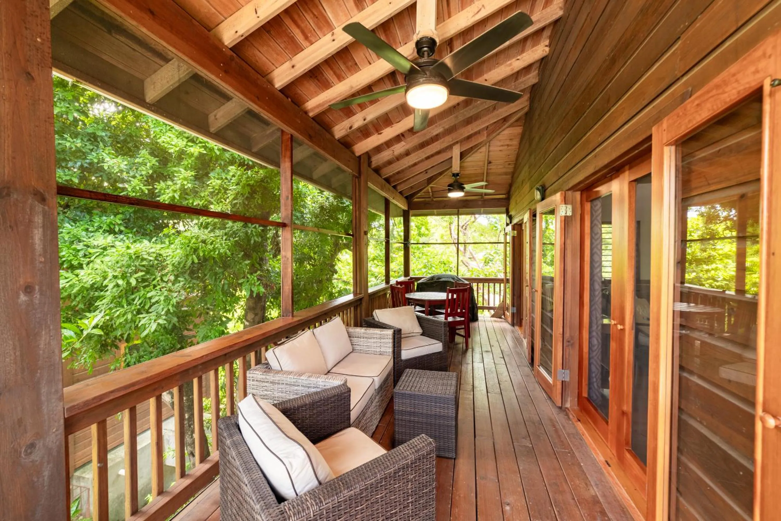 Seating area in Cocolobo Resort