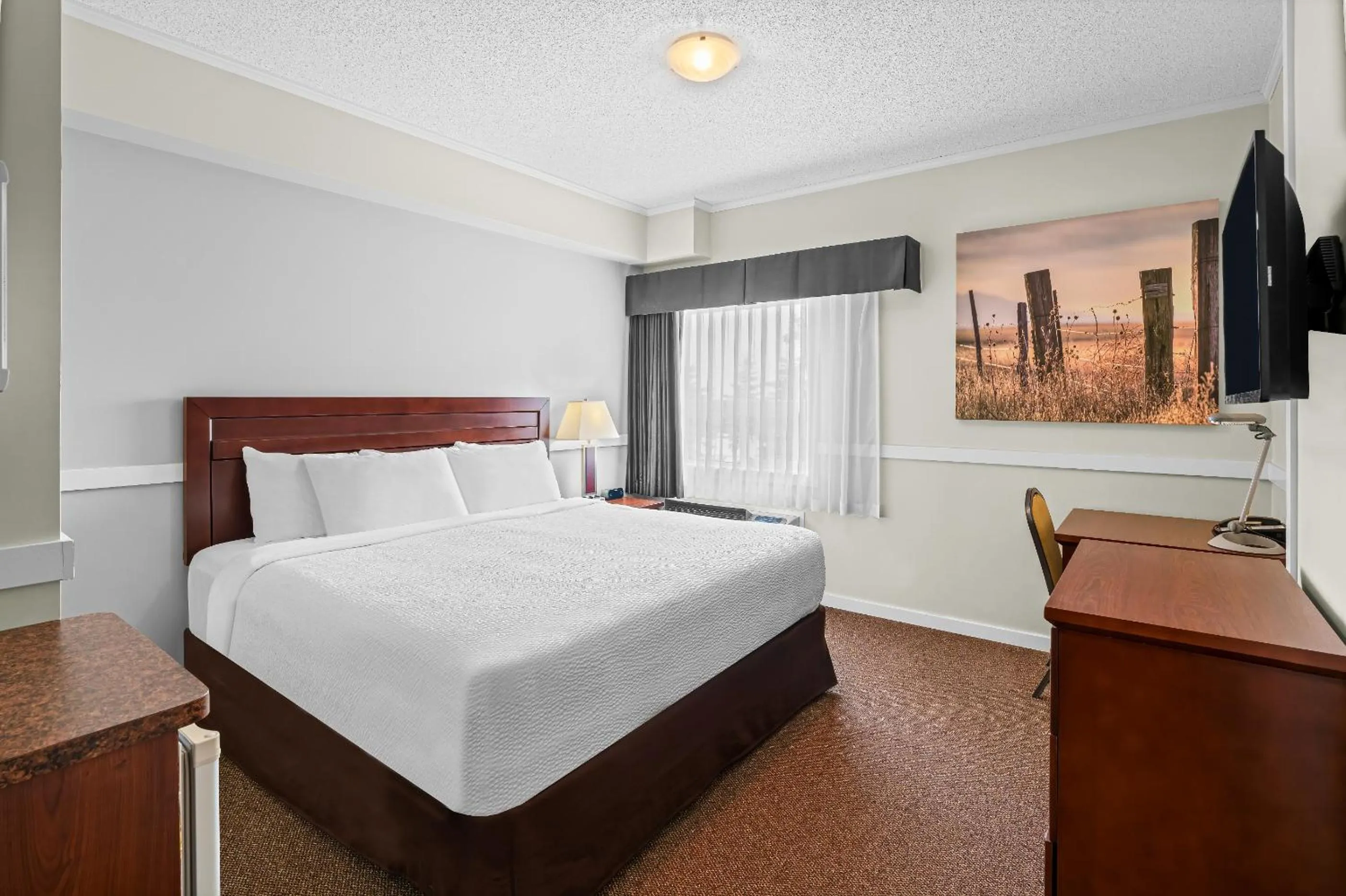 Bed in Elk Island Studios - Lamont