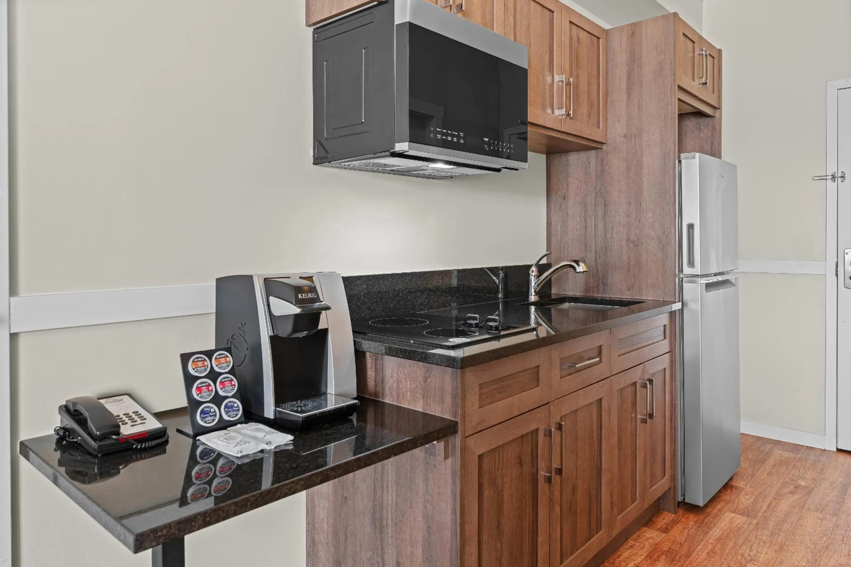 kitchen in Elk Island Studios - Lamont