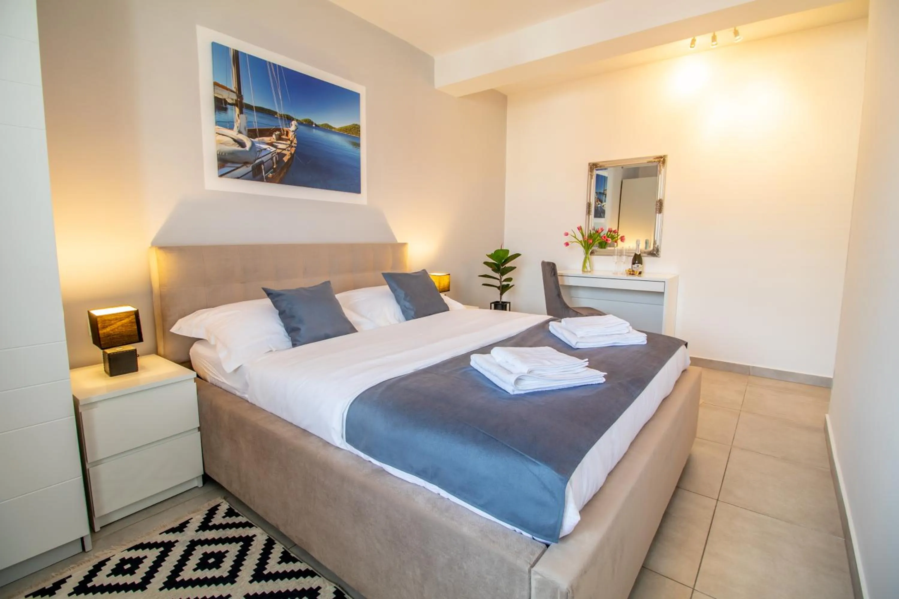 Bed in Apartments Vito