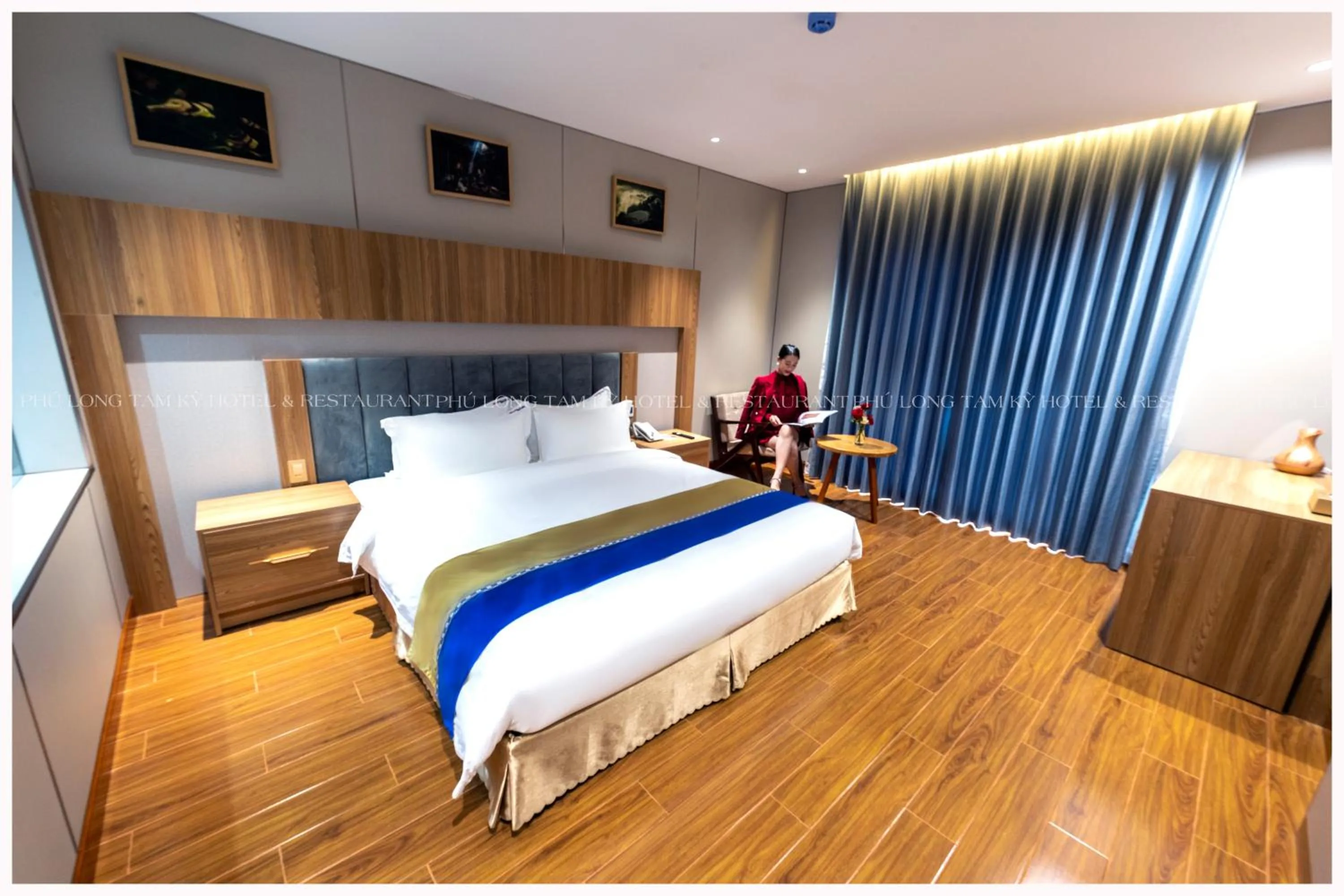 Photo of the whole room, Bed in Phú Long Tam Kỳ Hotel & Restaurant