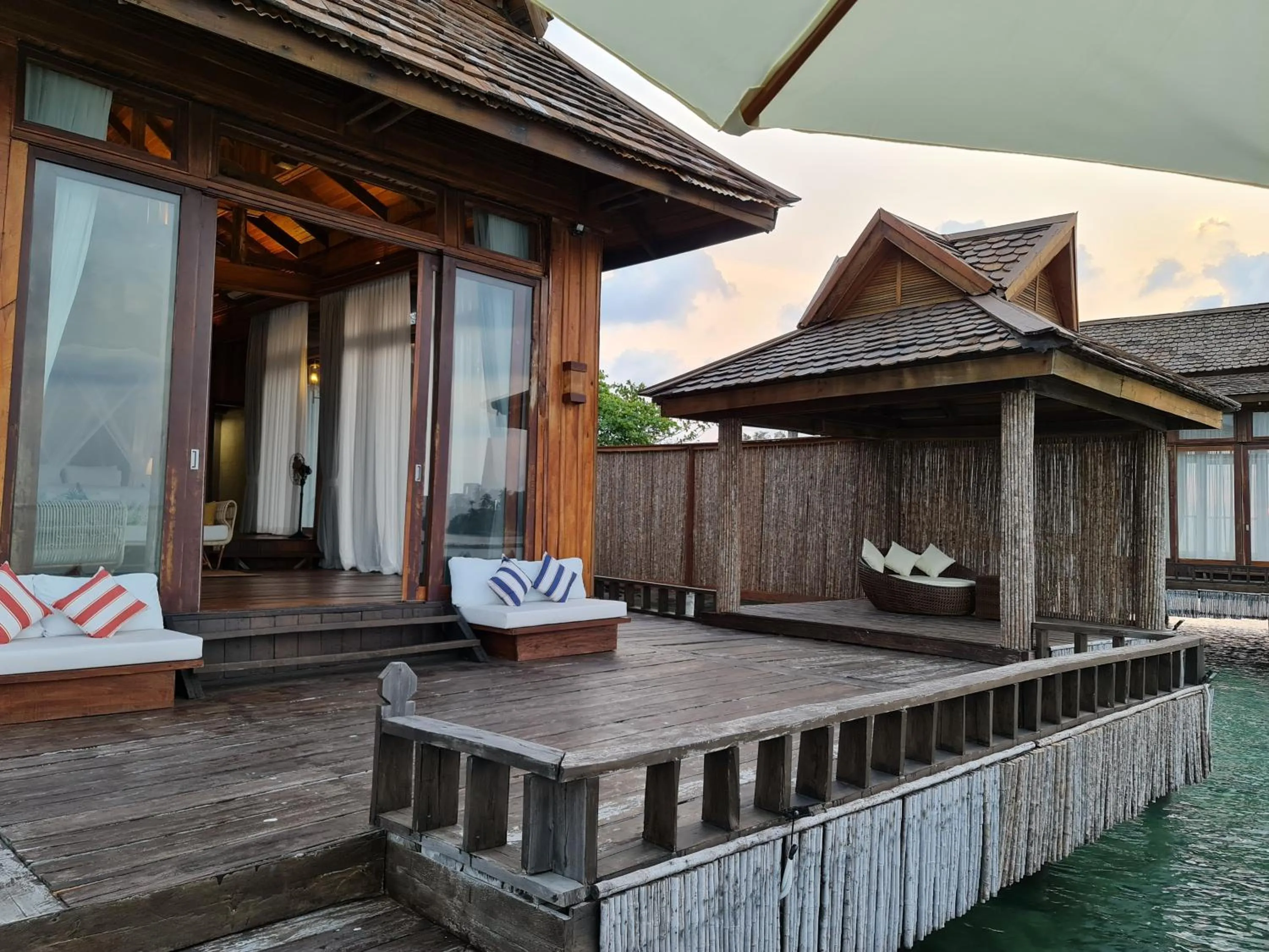 Patio in Full Moon Island Resort