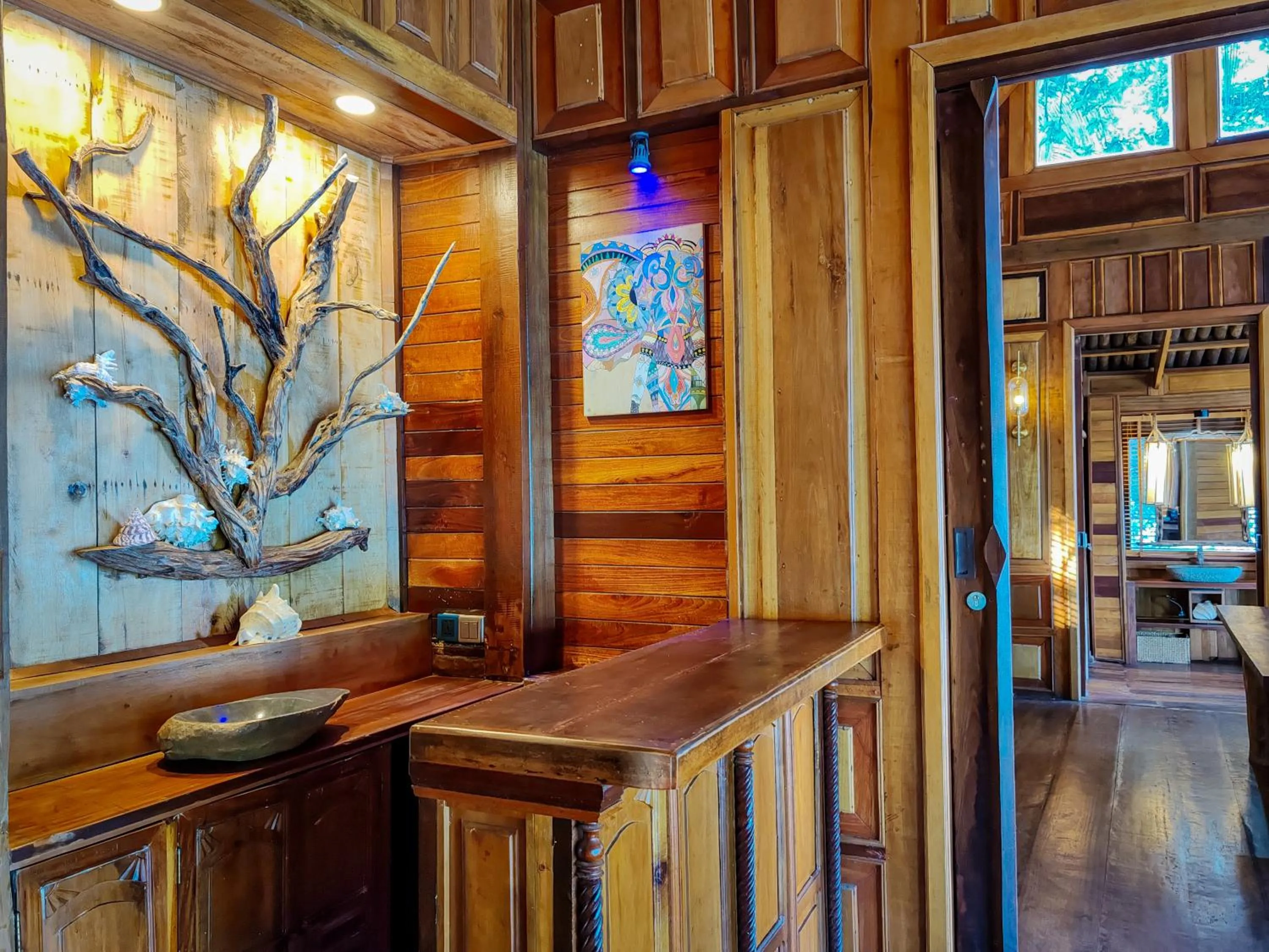 Living room in Full Moon Island Resort