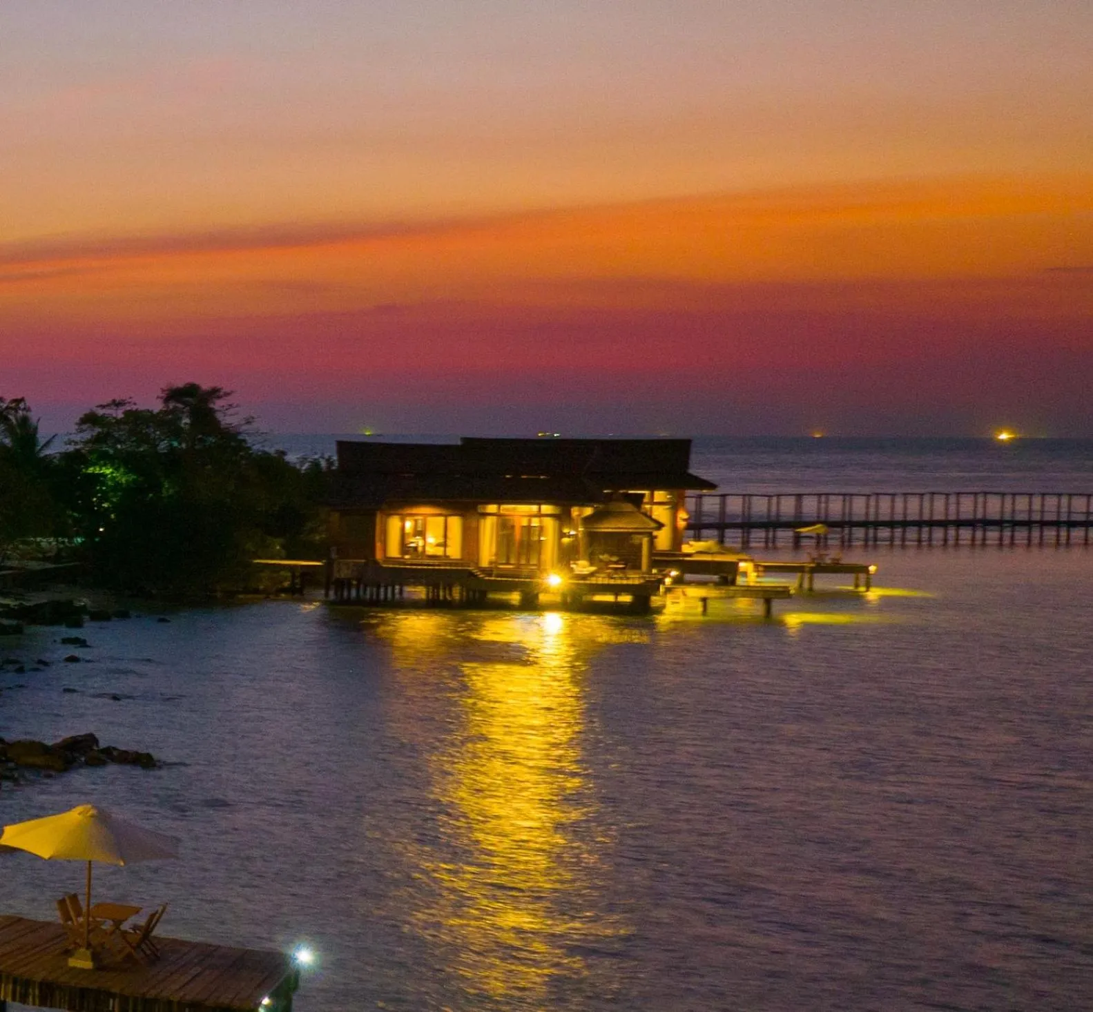 Bird's eye view in Full Moon Island Resort