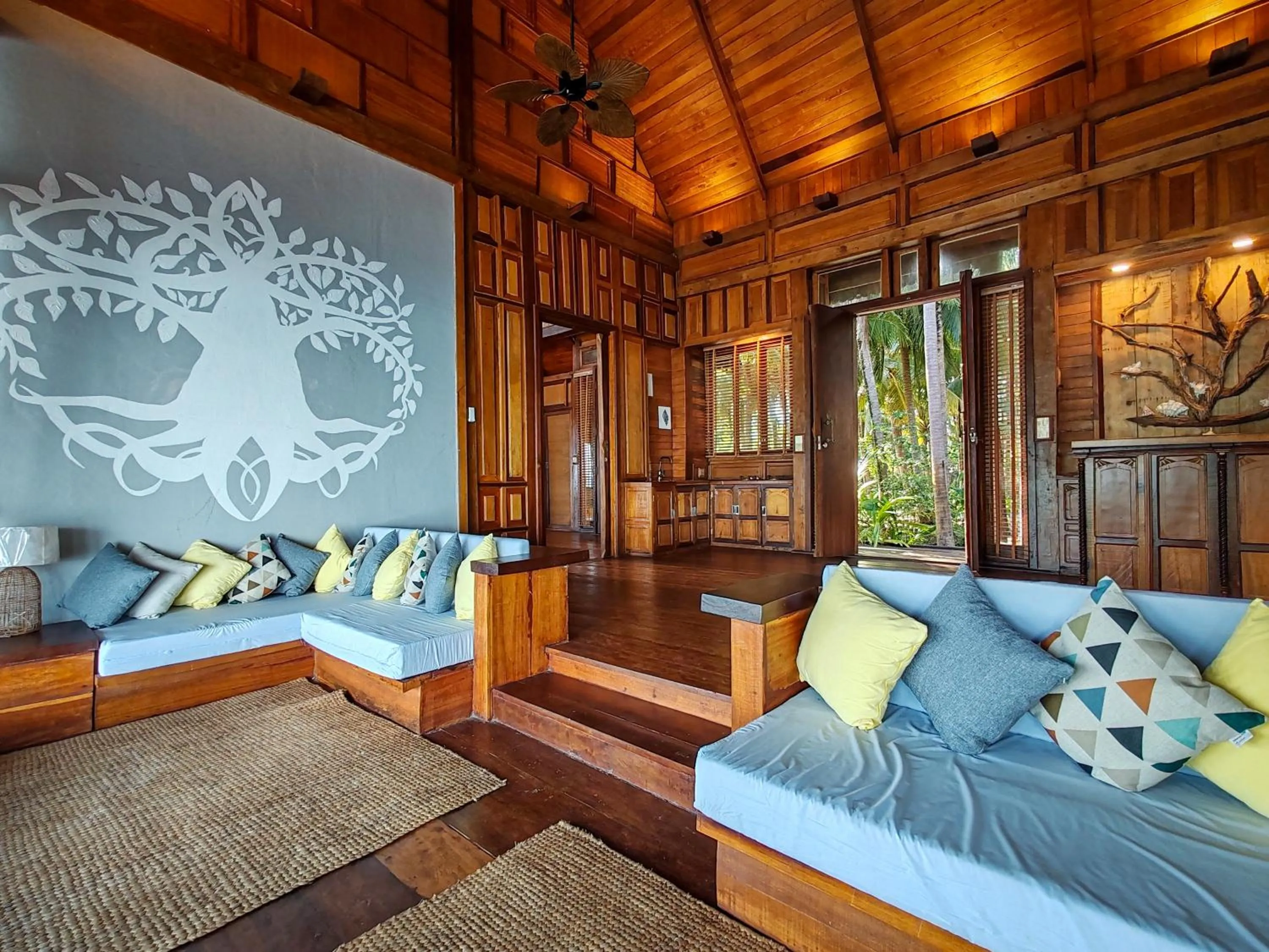 Living room in Full Moon Island Resort