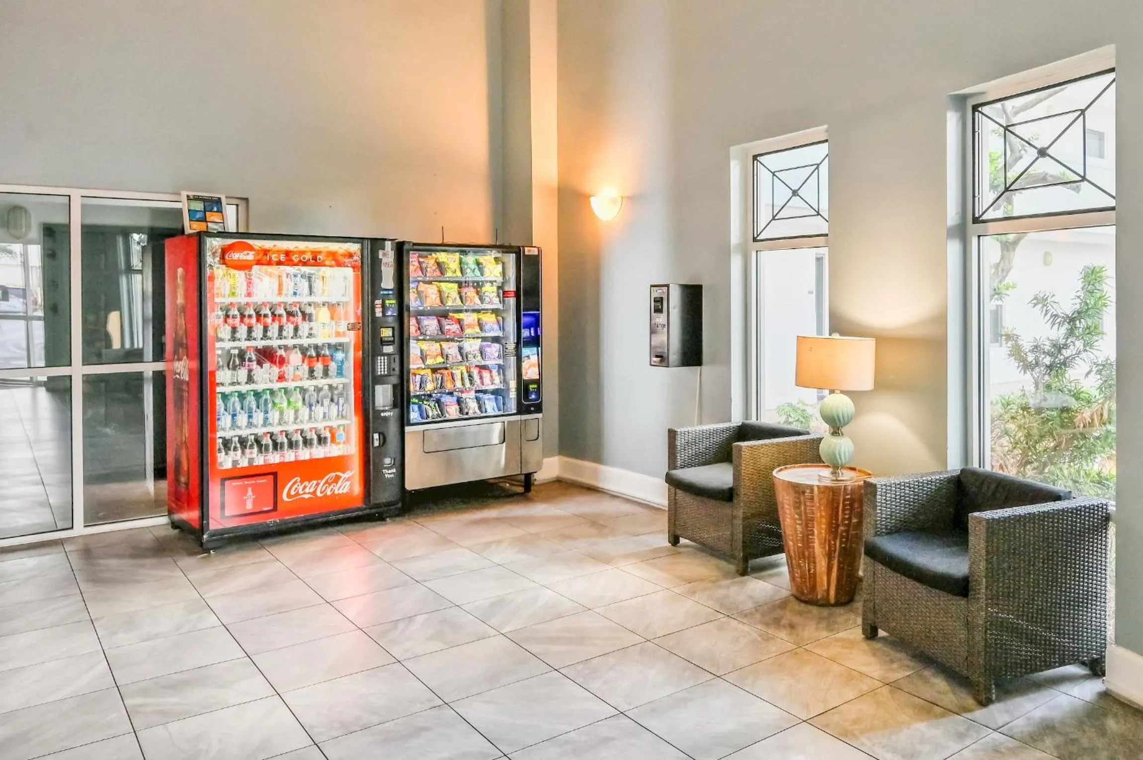 vending machine in Pelican Beach Resort by Colasan