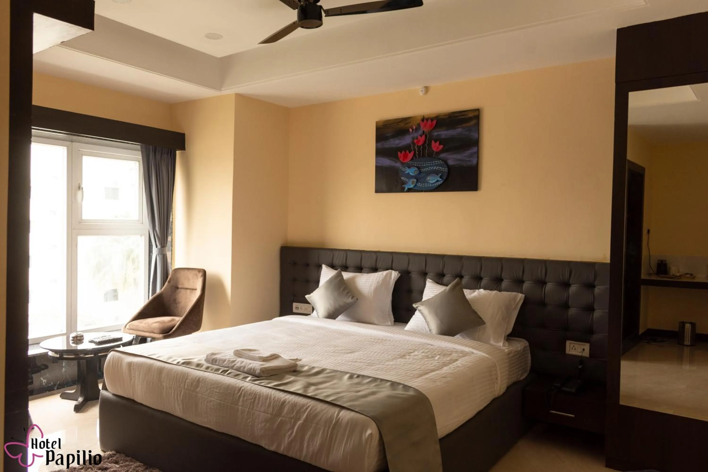 Bed in HOTEL PAPILIO