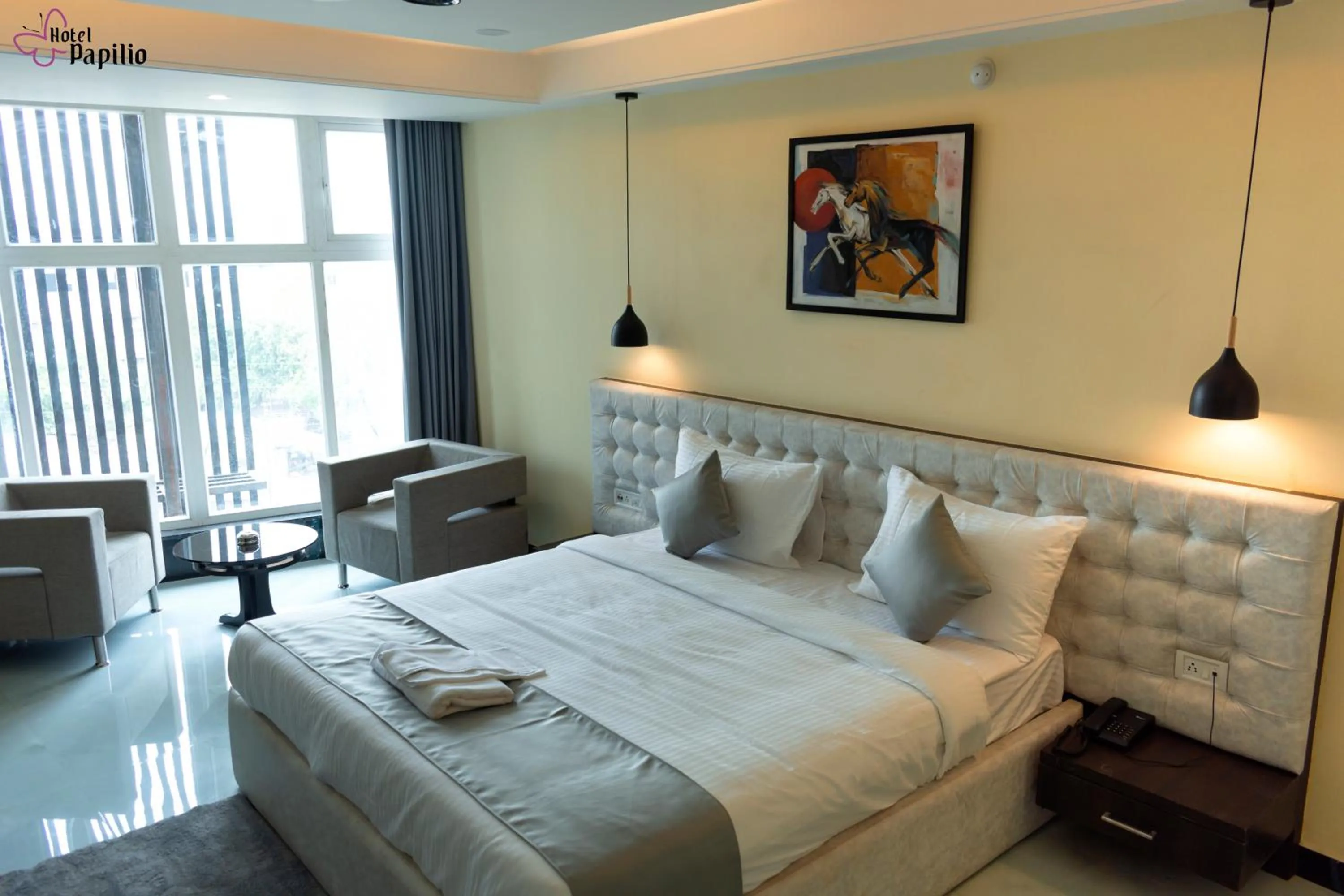 Bedroom, Bed in HOTEL PAPILIO