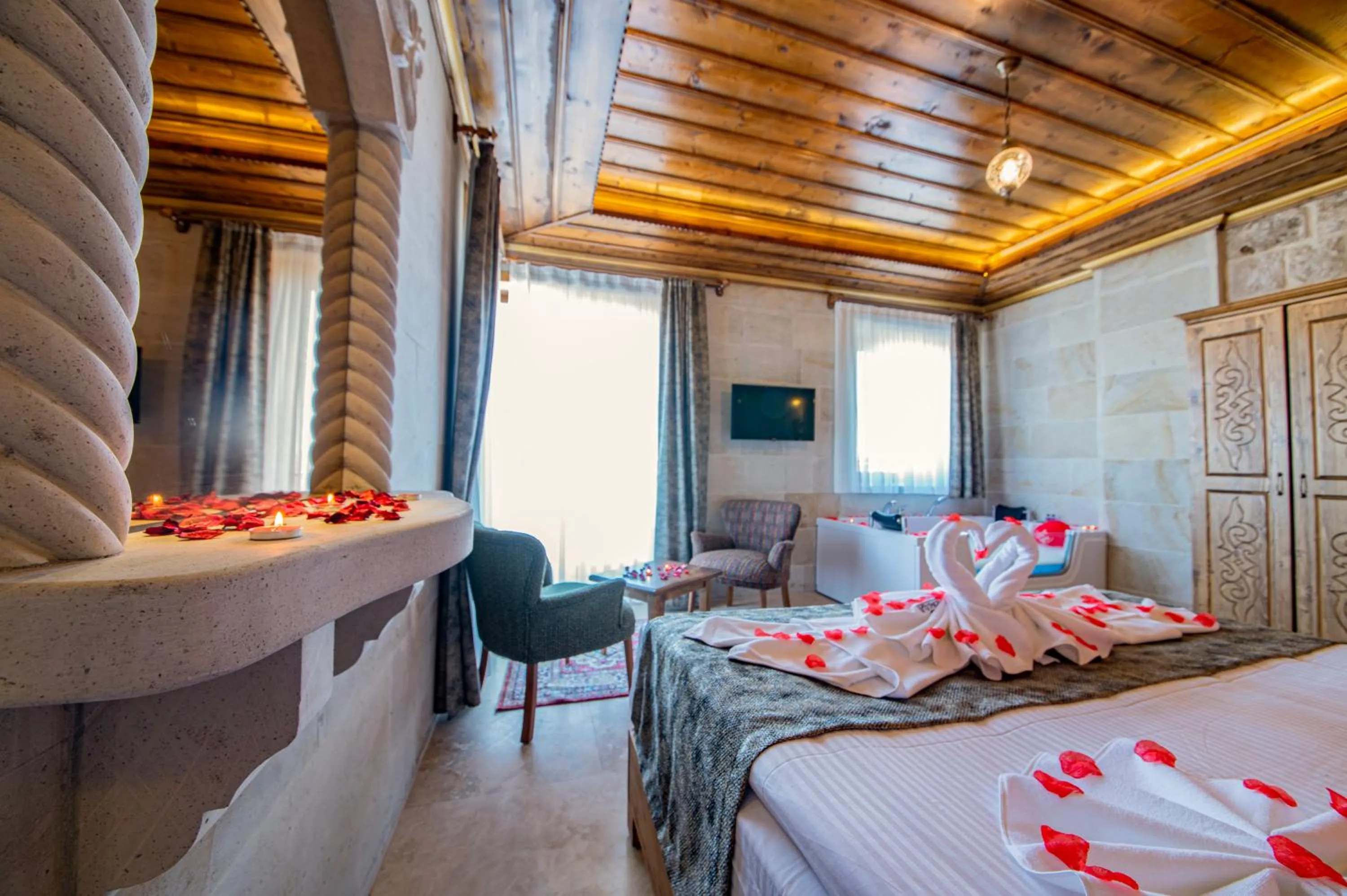 Bedroom, Bed in Remus Romulus Cappadocia