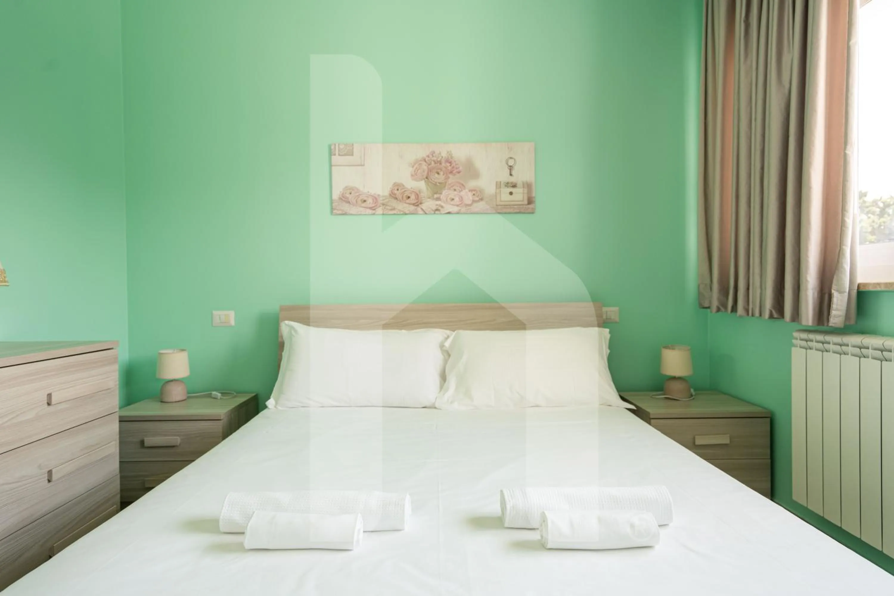 Bed in Homiday - Residence Mykonos