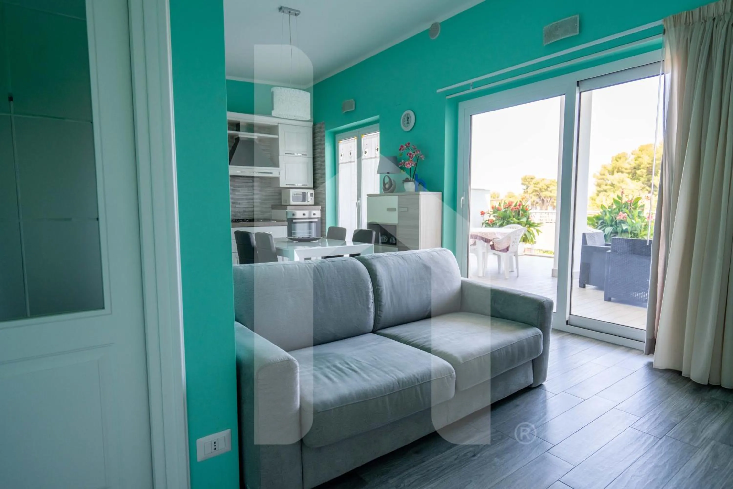 Living room in Homiday - Residence Mykonos