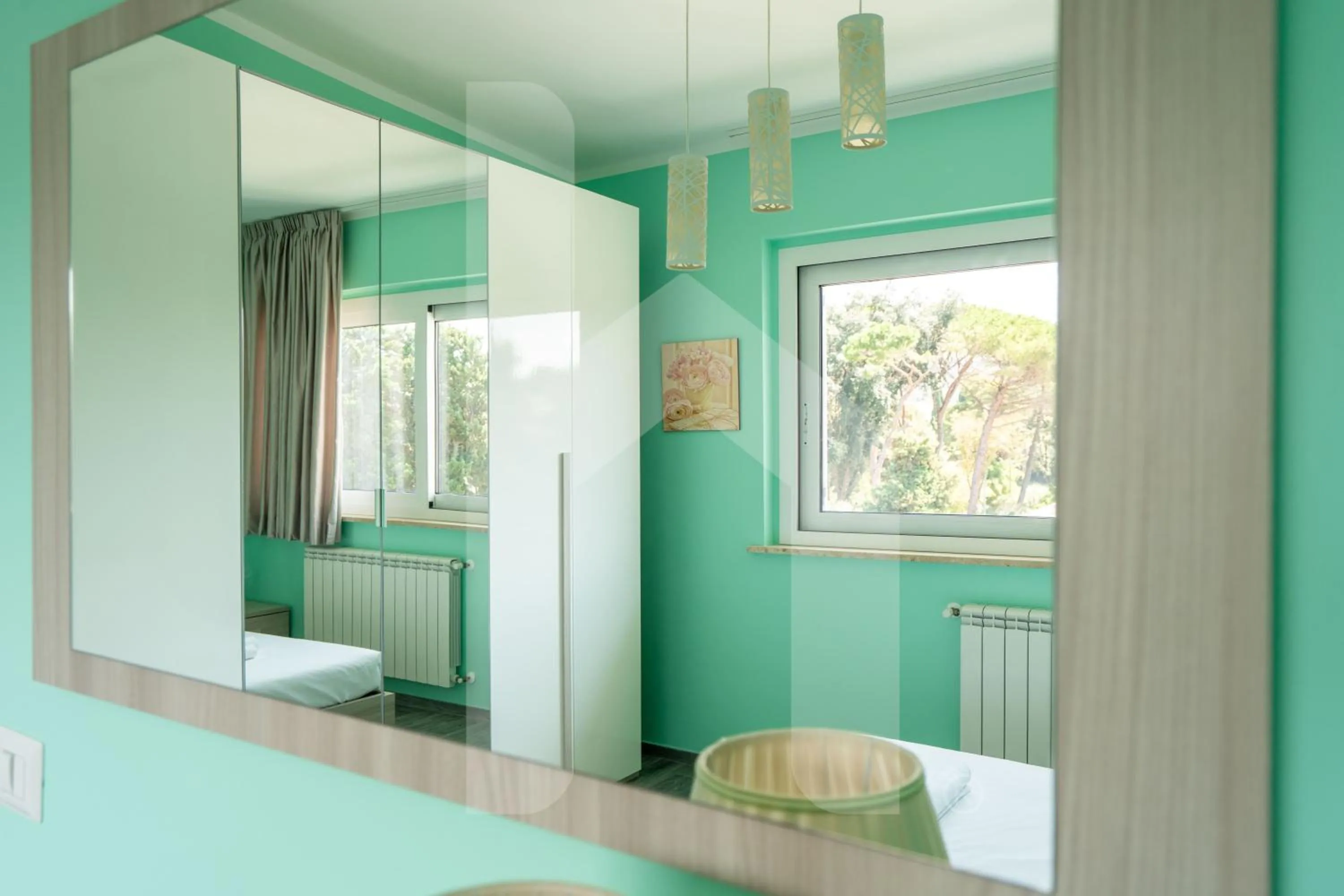 Bedroom, Bed in Homiday - Residence Mykonos