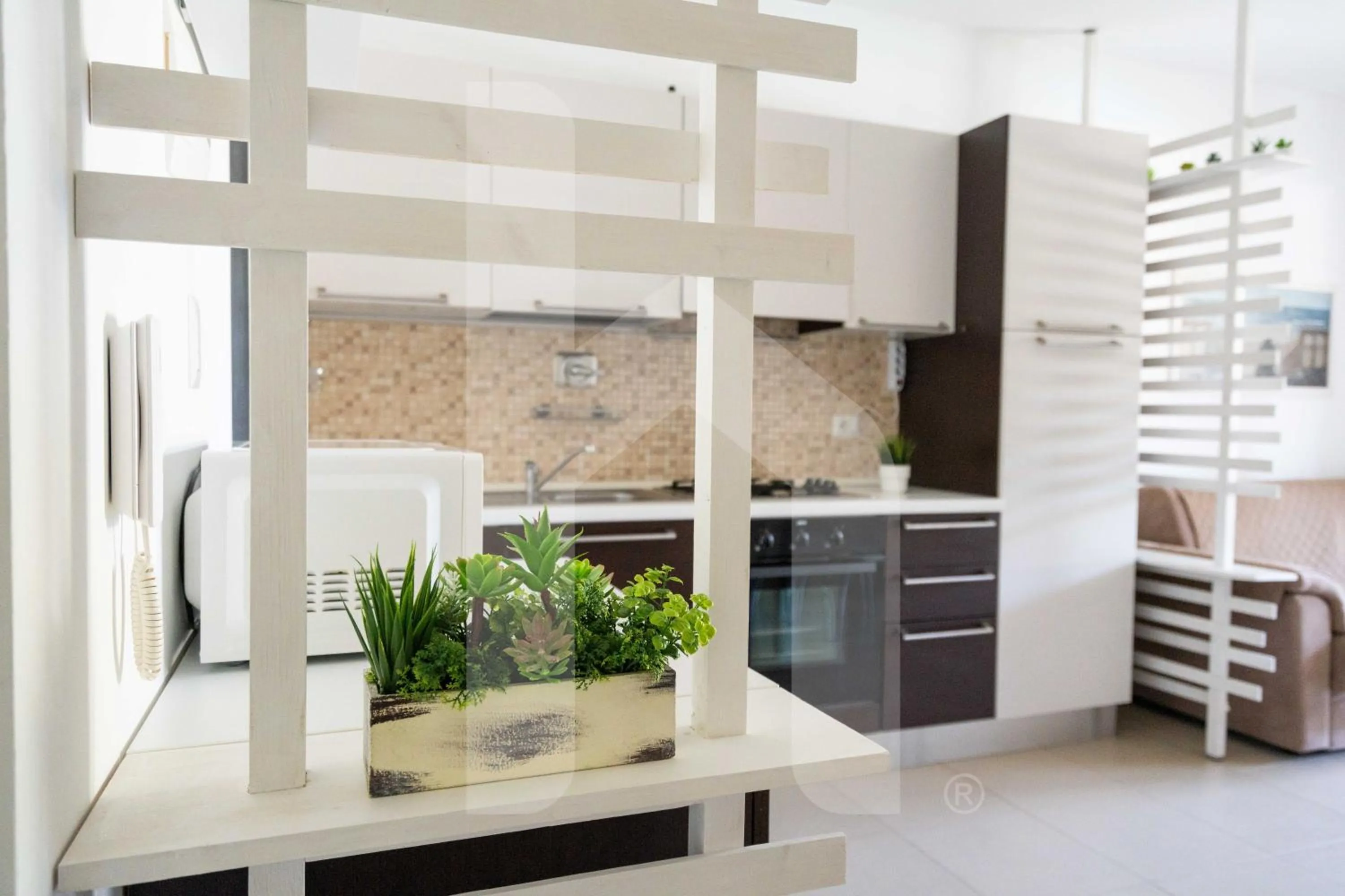 Kitchen or kitchenette in Homiday - Residence Mykonos