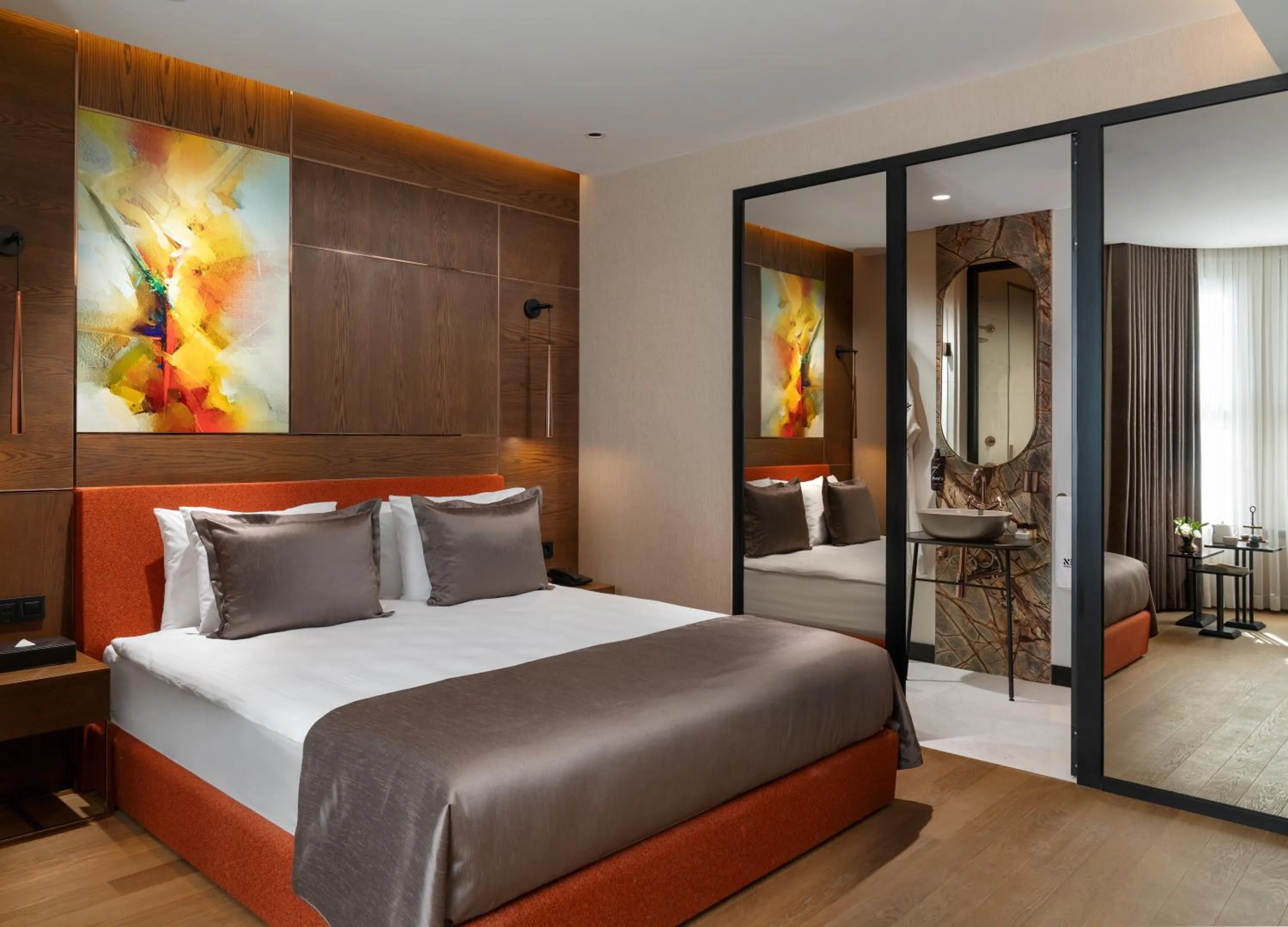 Bed in Nex Hotel & Spa Istanbul