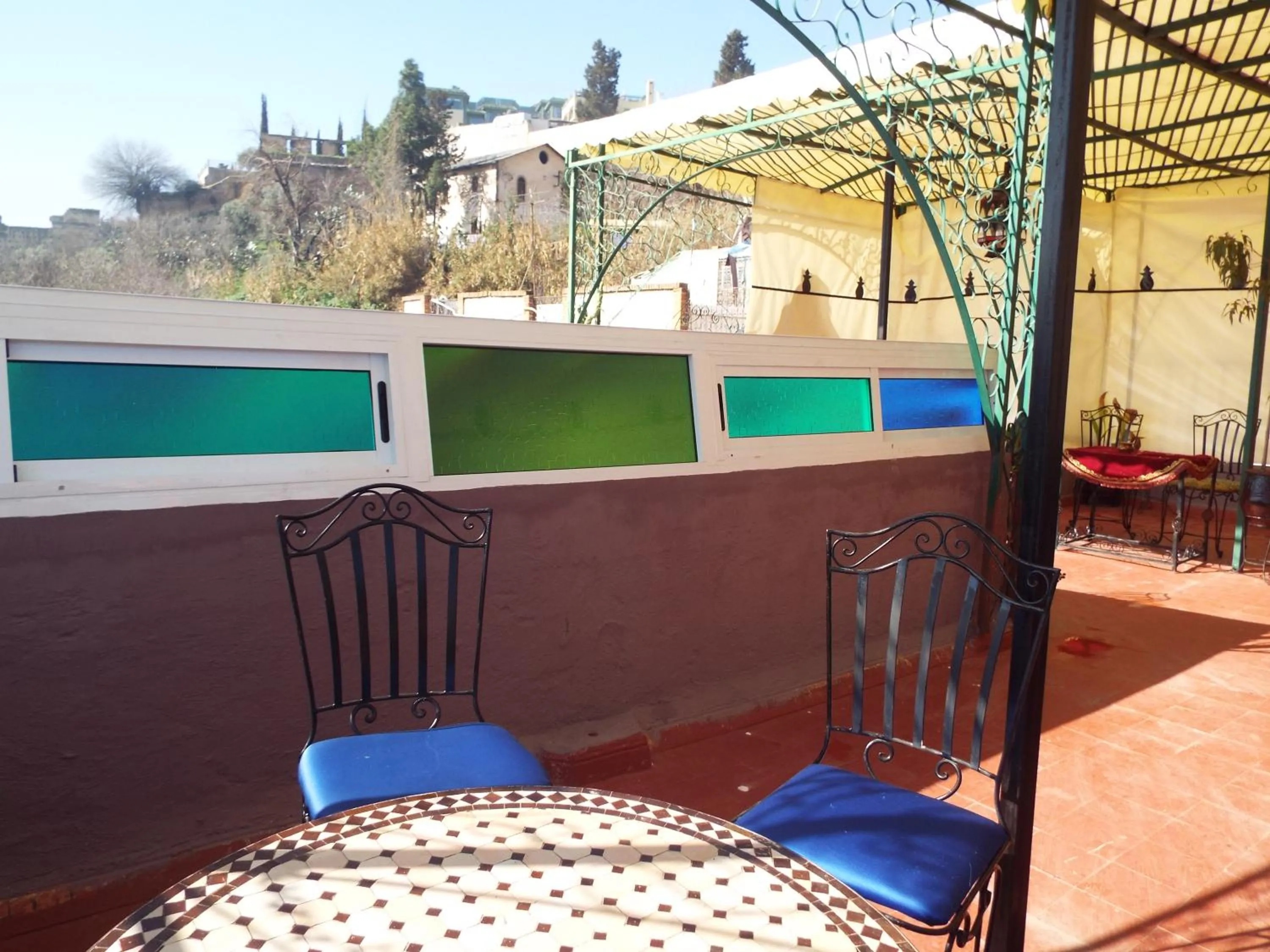 Patio, Pool View in Maison Adam
