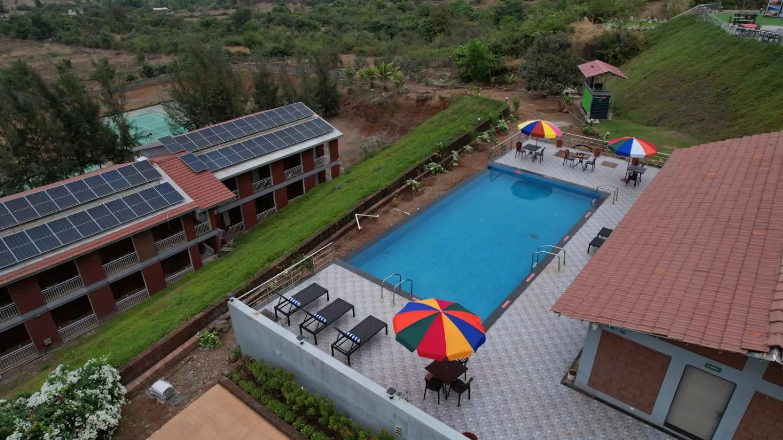 Swimming pool in Gaurav Lords Resort