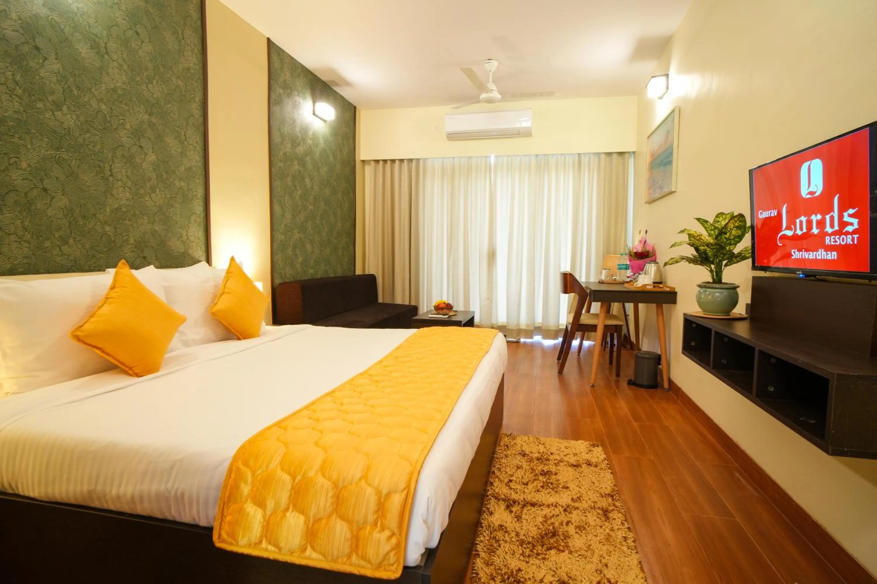 Bedroom, Bed in Gaurav Lords Resort