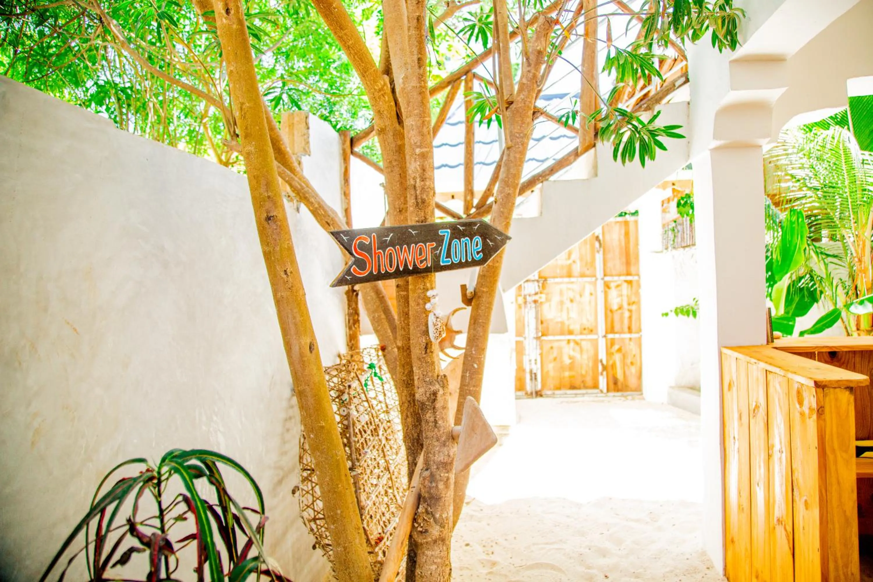 Garden view in Pamoja Beach Stays Hotel in Jambiani