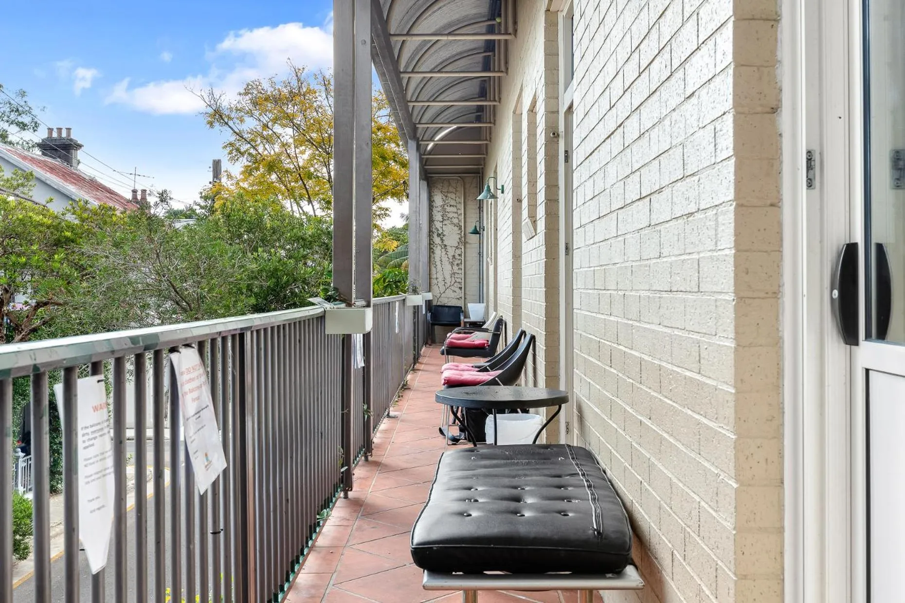 Balcony/Terrace in Newtown Backpackers