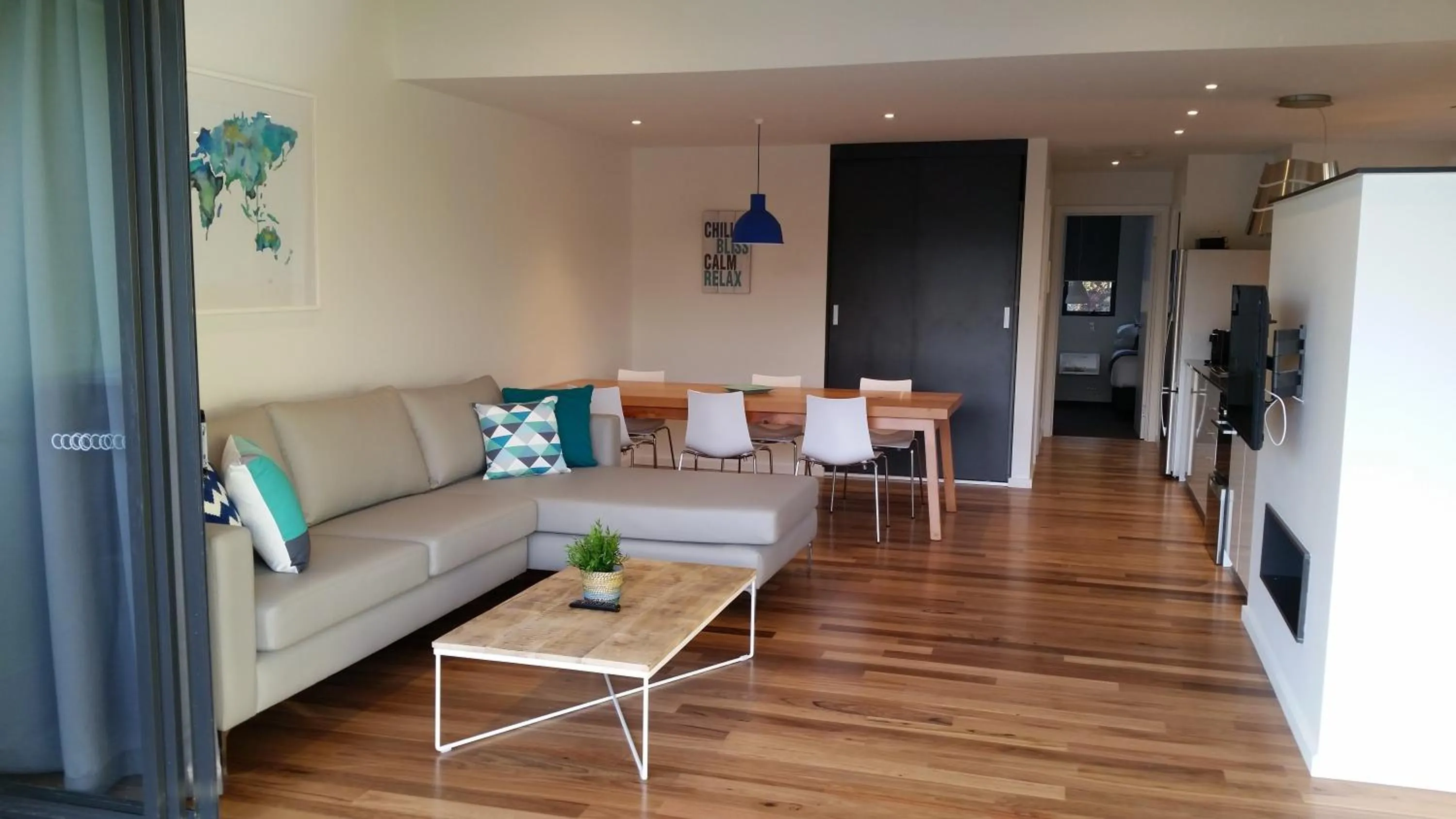 Living room in Marion Holiday Park