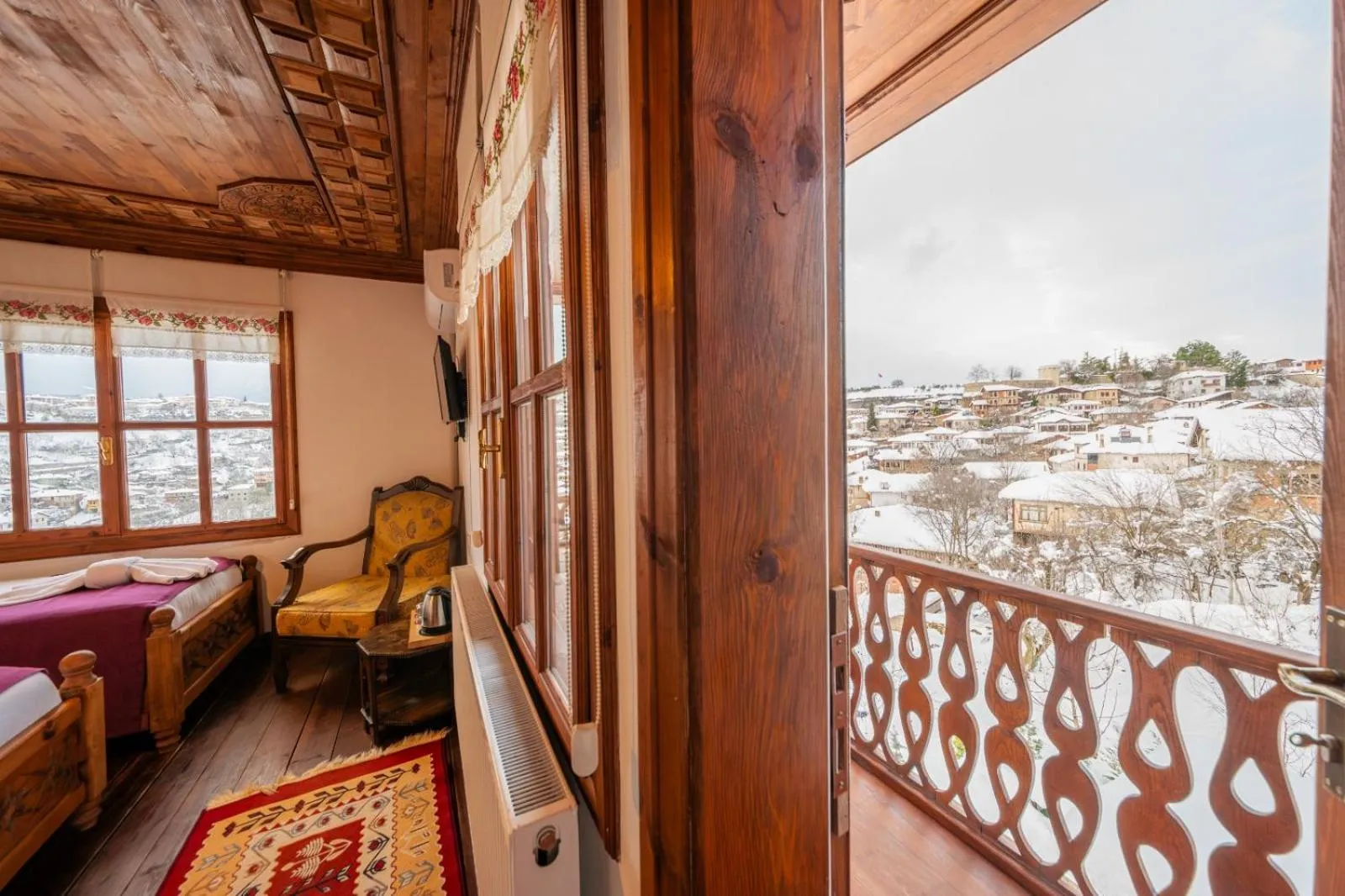 Bed in Manzara Konak Otel