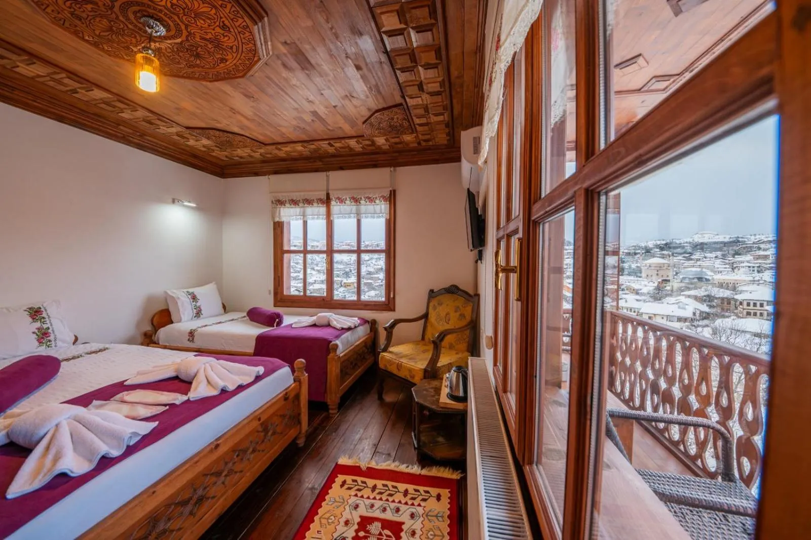 Bed in Manzara Konak Otel