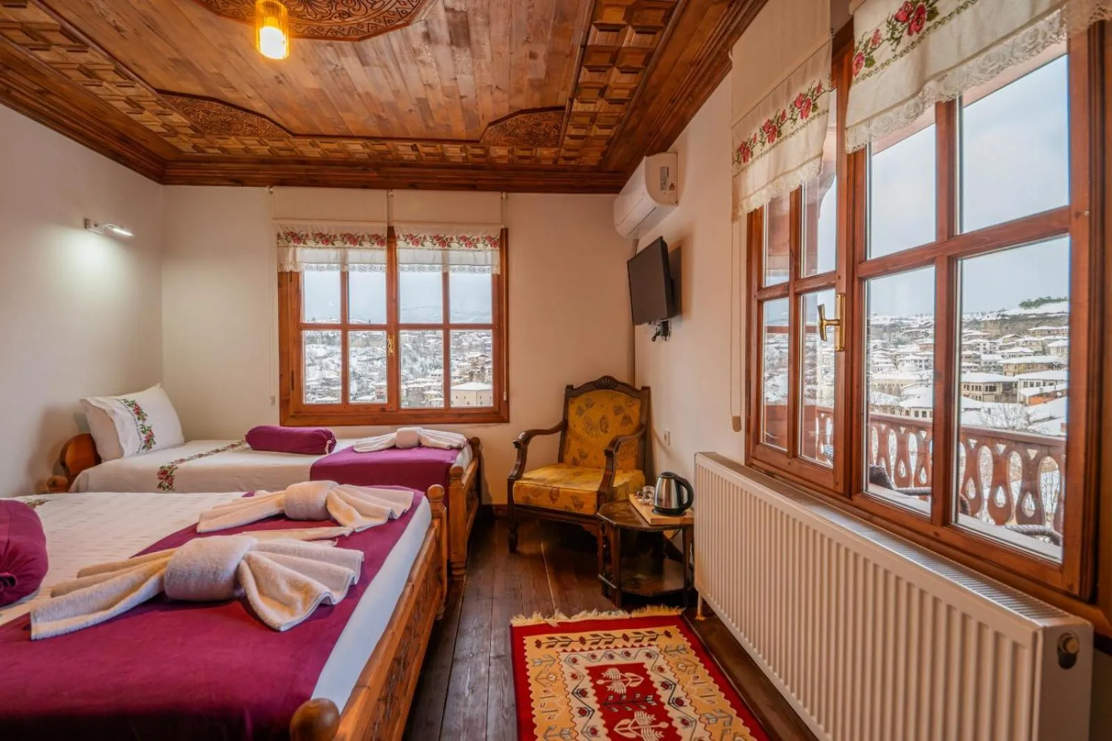 Bed in Manzara Konak Otel