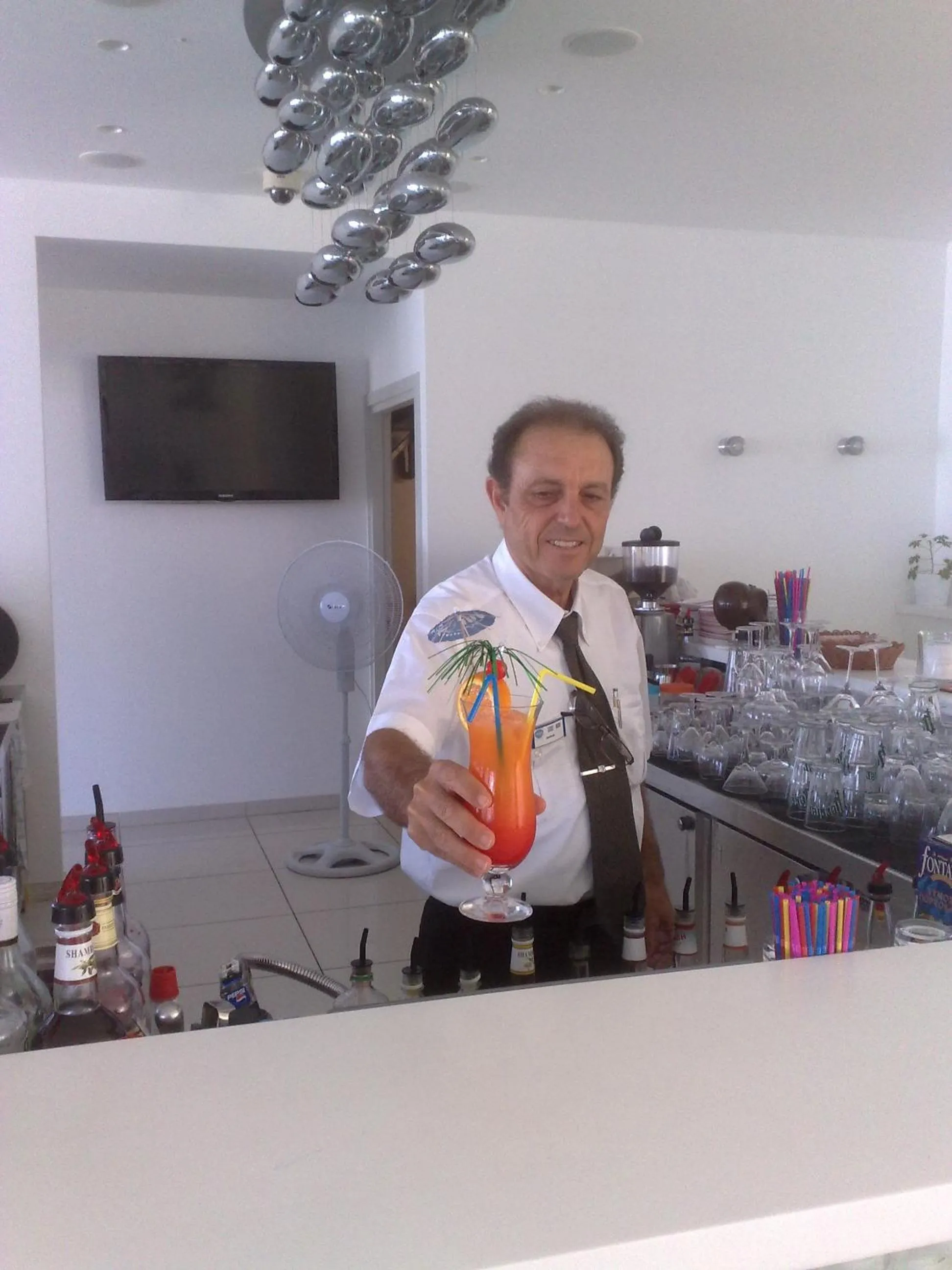 Staff in Vrissaki Beach Hotel
