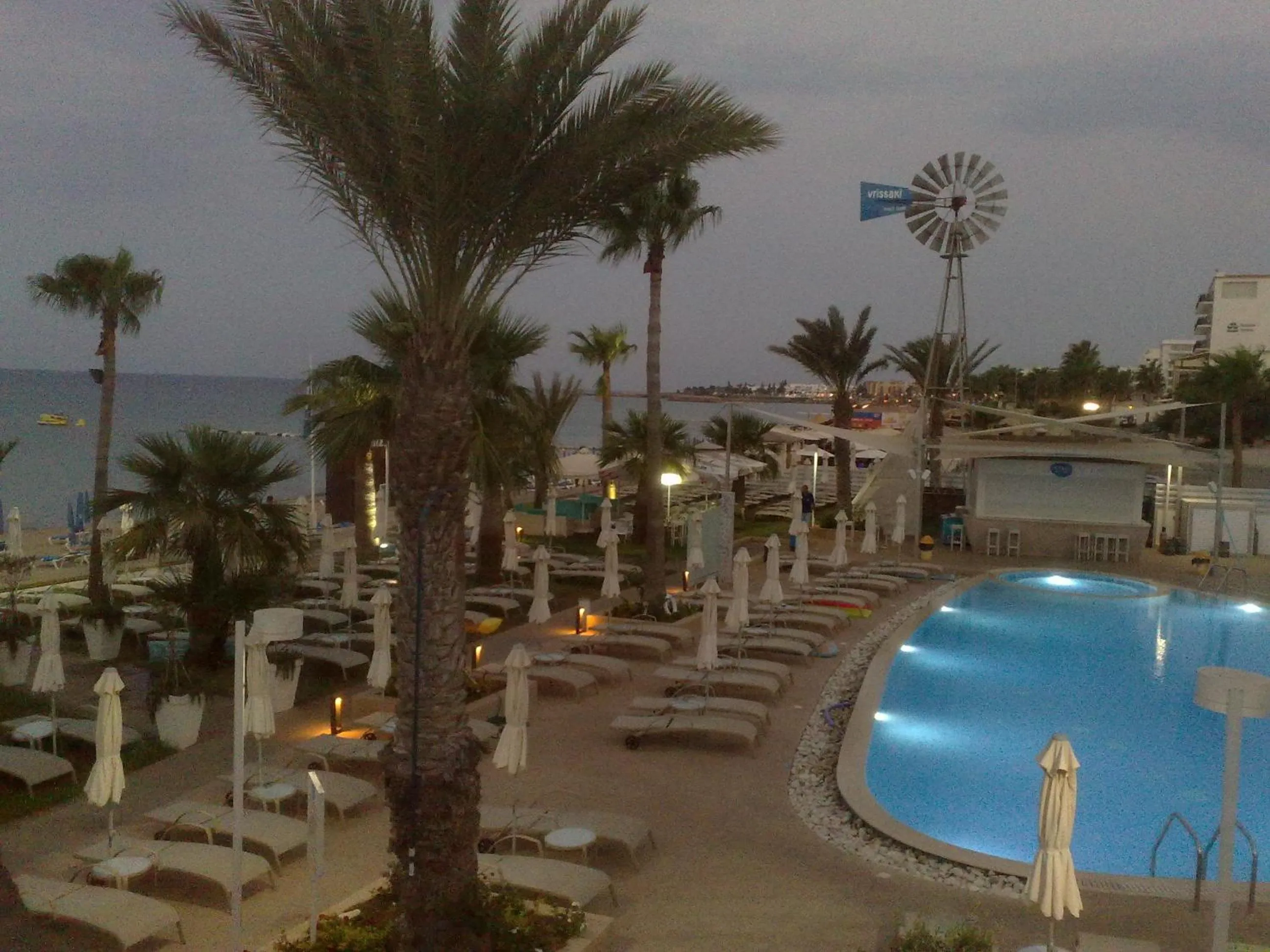 Swimming pool in Vrissaki Beach Hotel
