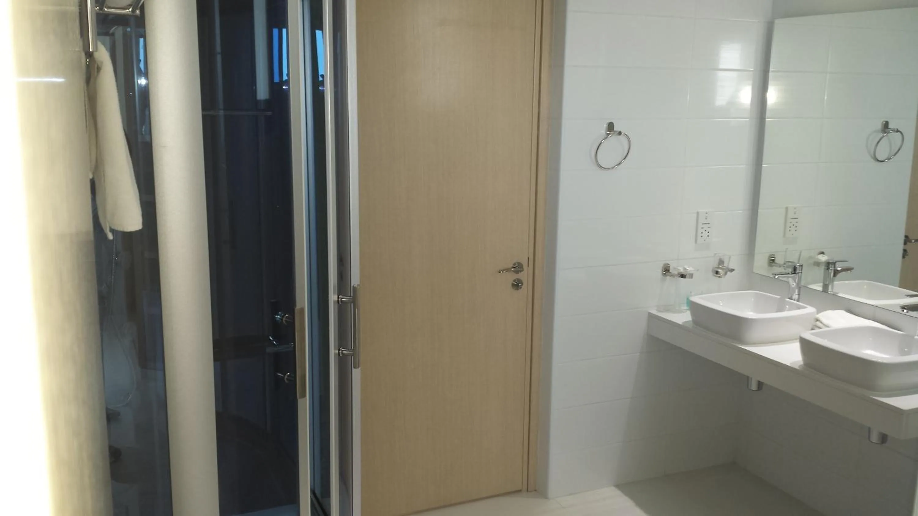 Bathroom in Vrissaki Beach Hotel