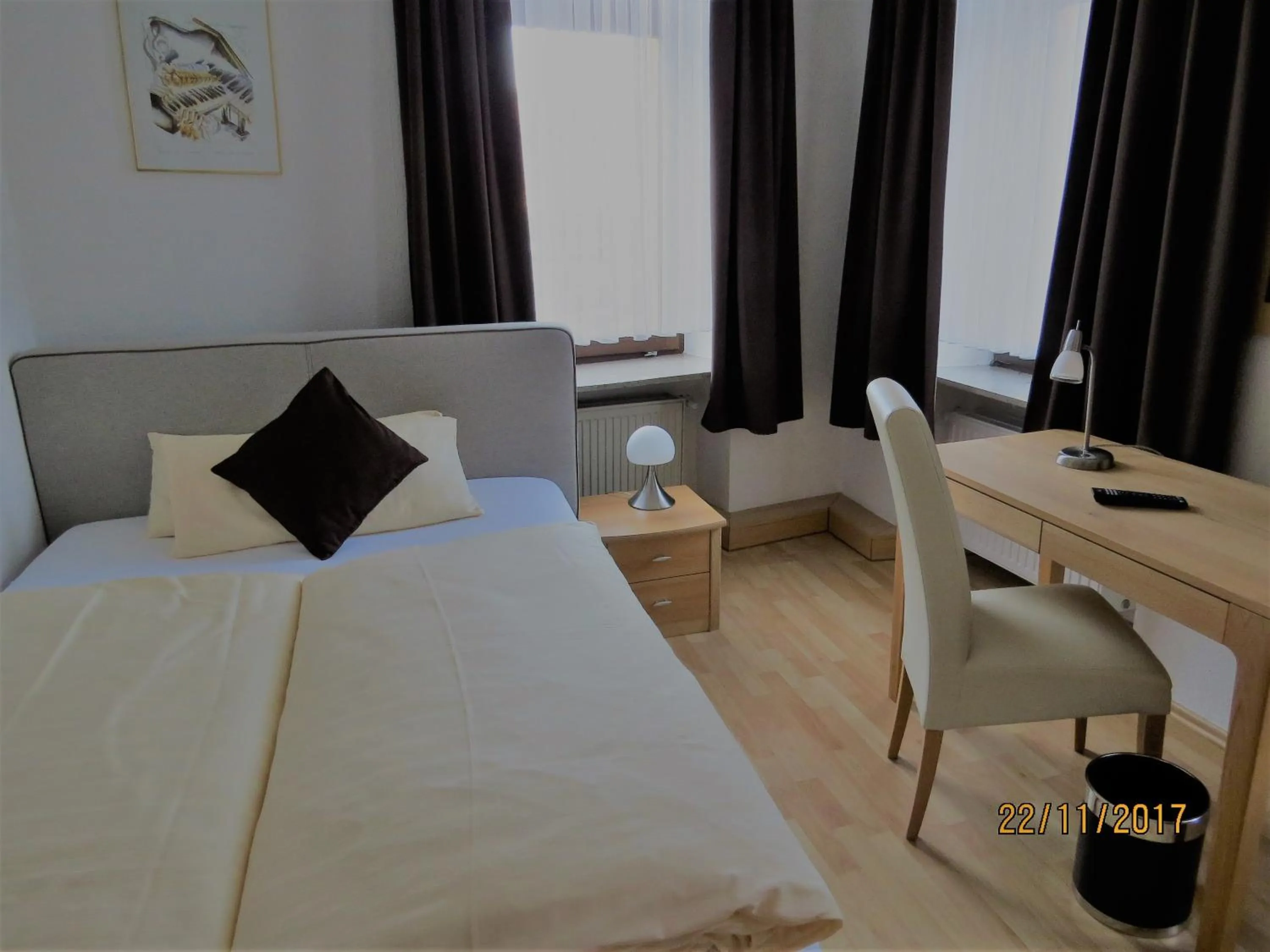 Bed in Hotel Saarblick Mettlach